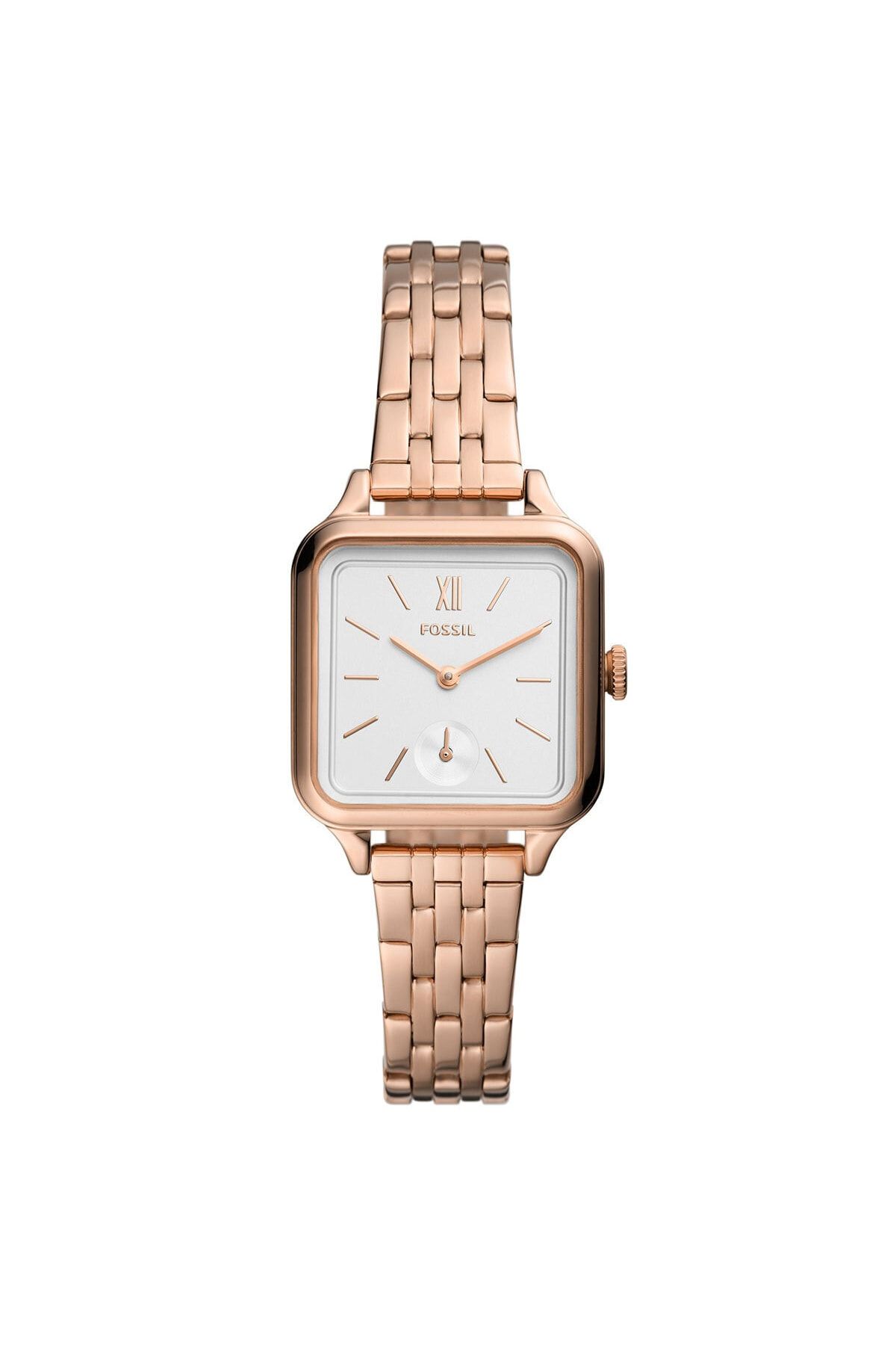Fossil Watch Pink Rose gold Trendyol