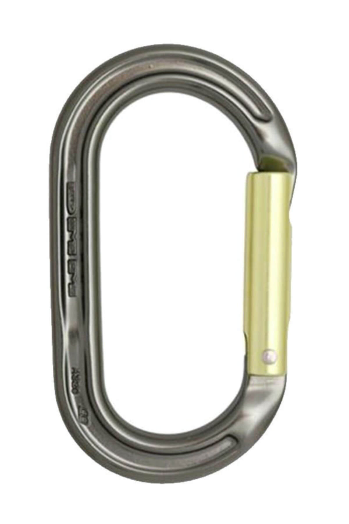 DMM Oval Plain Gate Kilitsiz Metalik Oval Ekspres Karabina Dmma321std