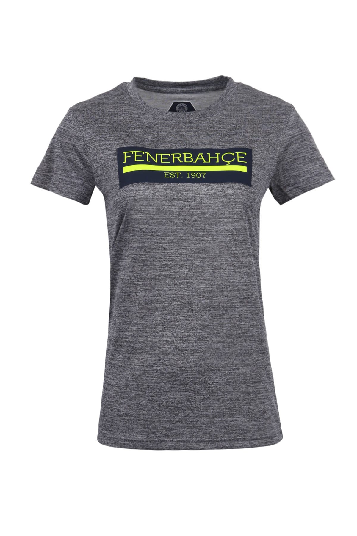 Fenerbahçe Lacivert Melanj Kadın Aktif T-Shirt-A-4Ml-0-34