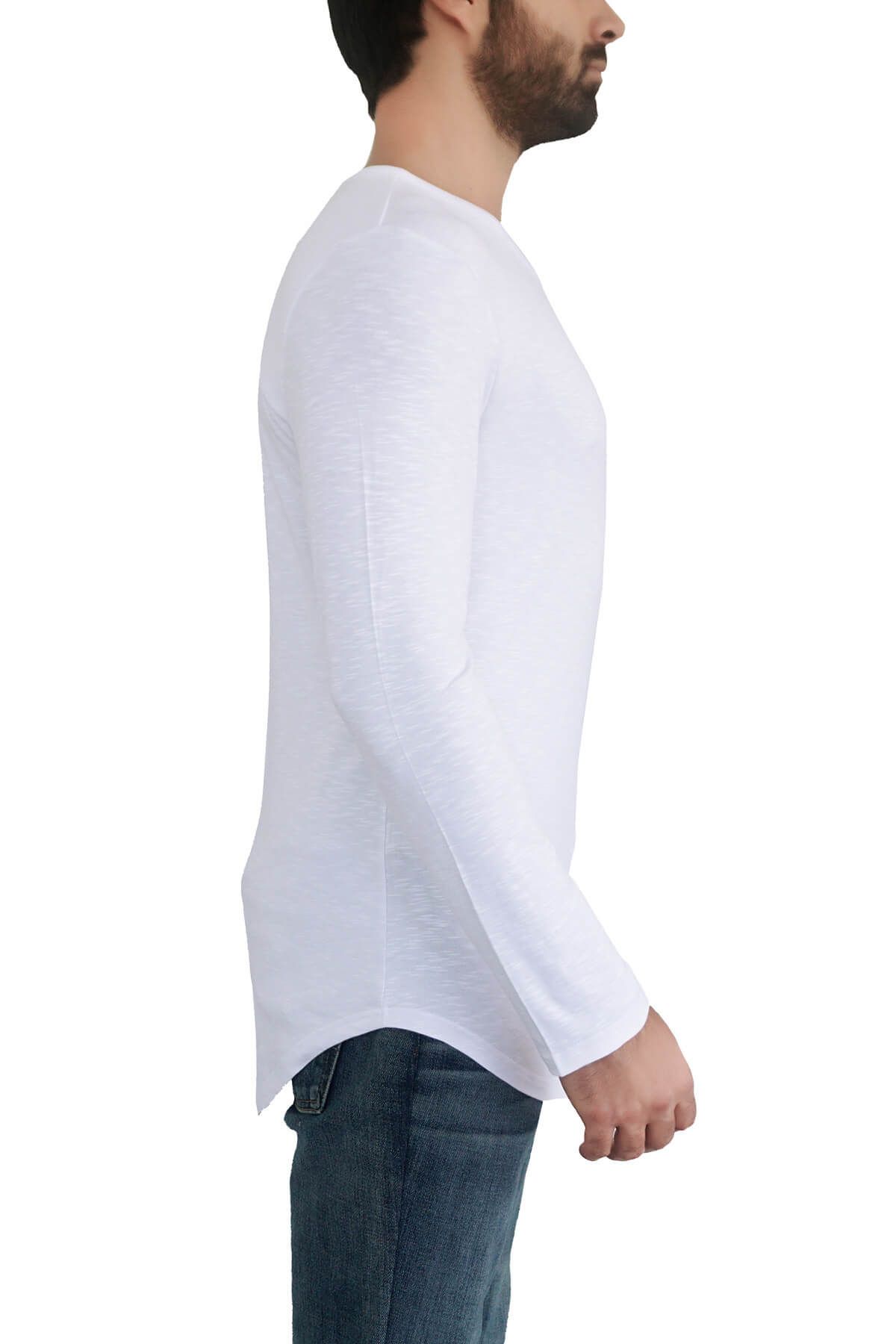 MOF Erkek Beyaz T-Shirt SYUKOET-B 2