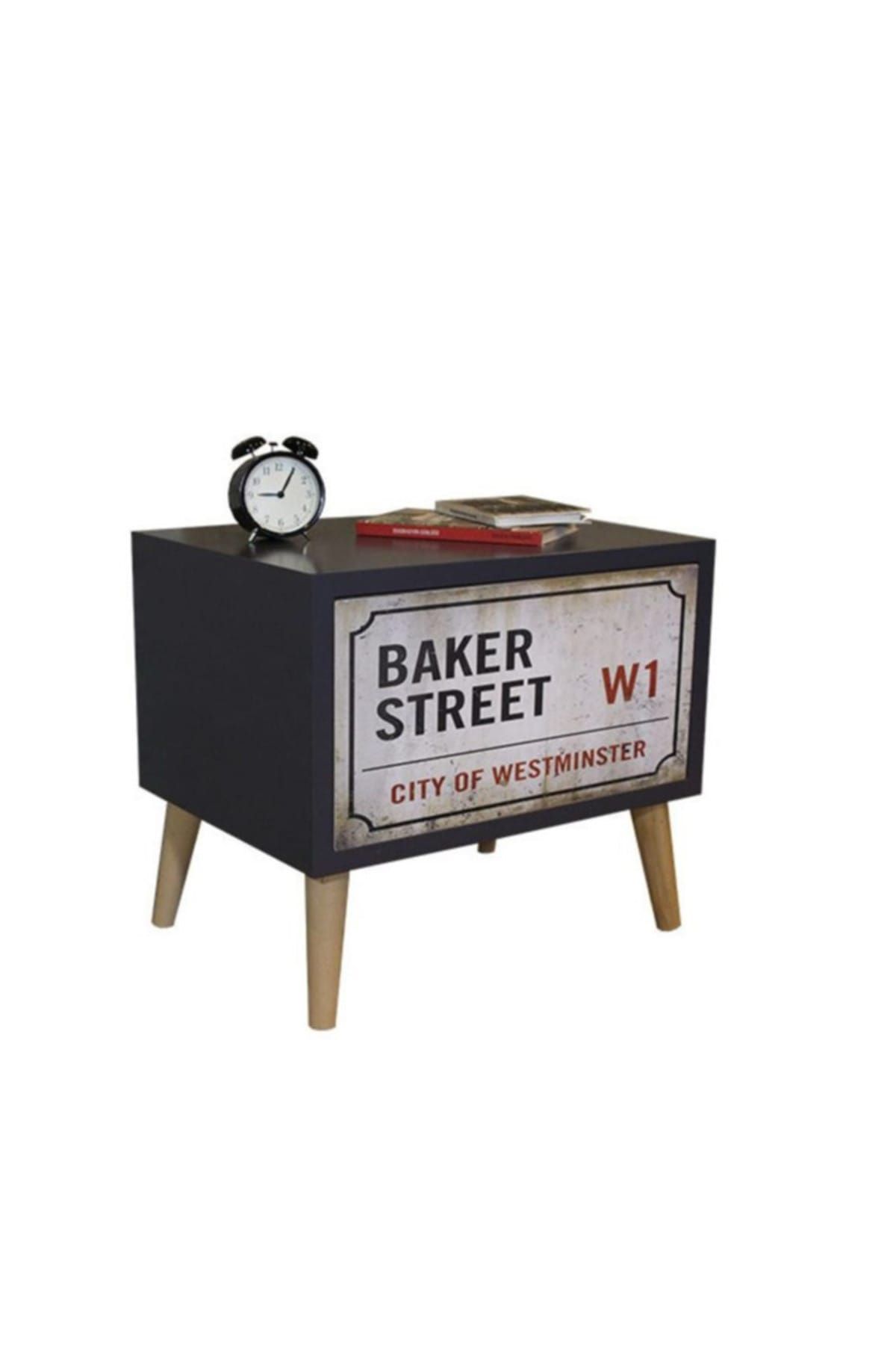 Vivense Antrasit Baker Komodin
