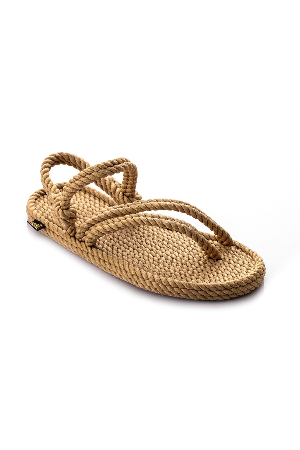Cancun Bej Kadın Halat Sandalet