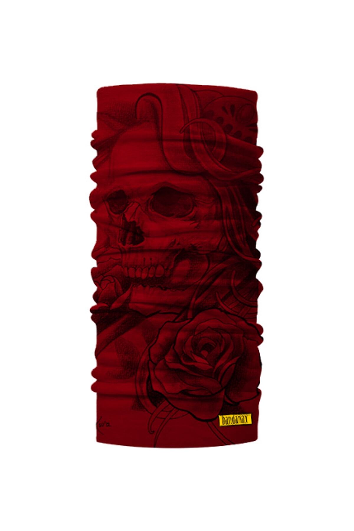 BandanaX Ultimate Skull Red Bandana