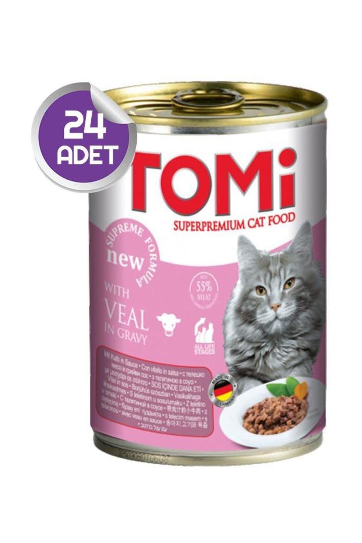 Tomi Dana Etli Kedi Konservesi 400 gr x 24 Adet