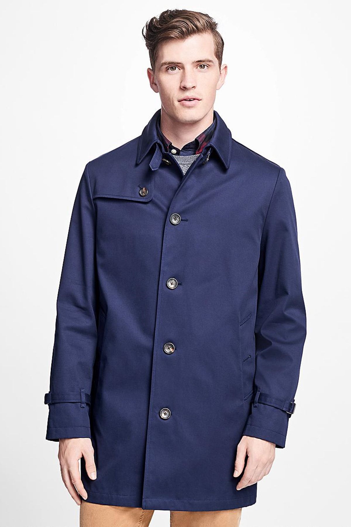 BROOKS BROTHERS Erkek Red Fleece Trençkot 1-00062790