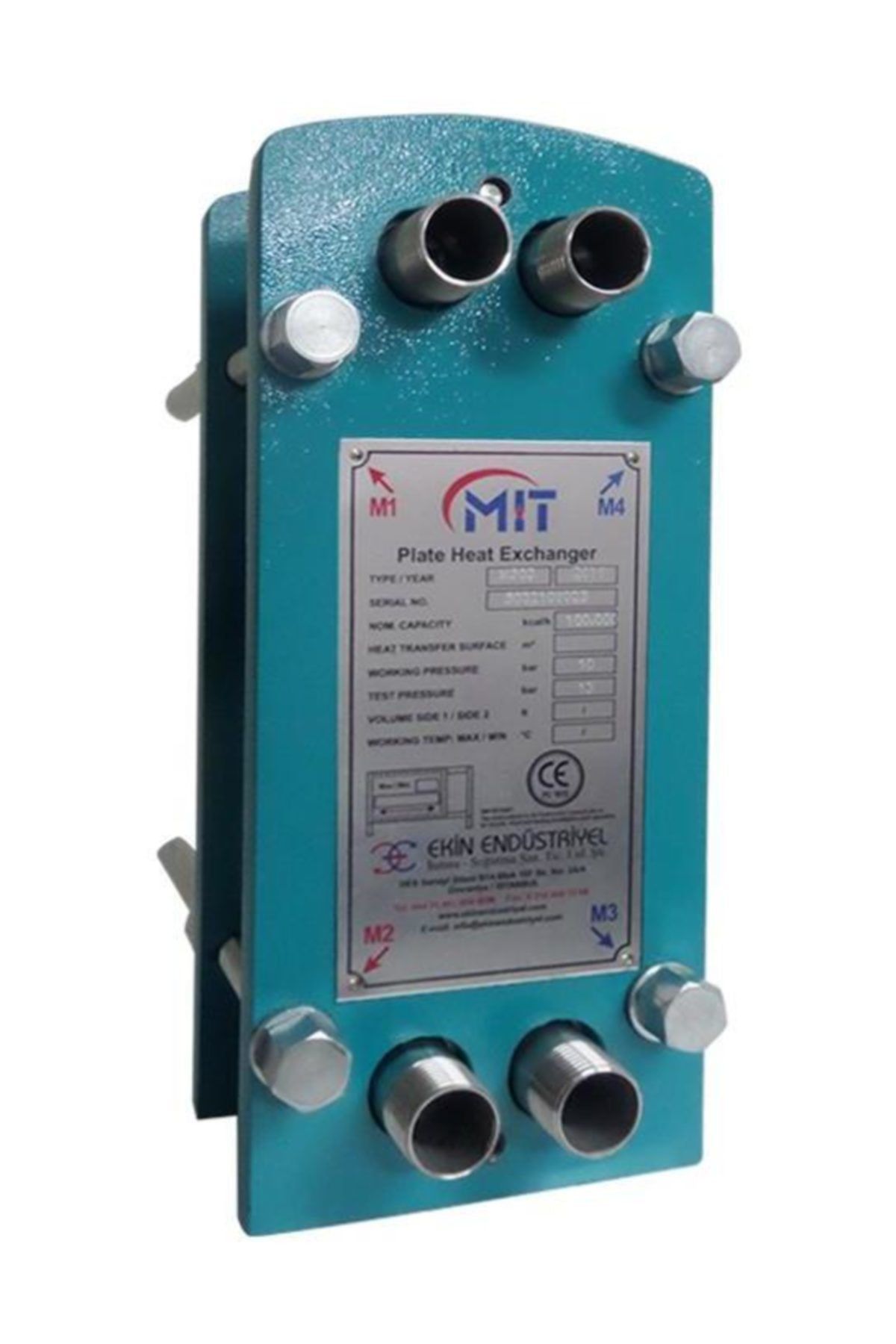 MIT 503 Plakalı Eşanjör 20000- 35000 Kcal/h (7 Plakalı)