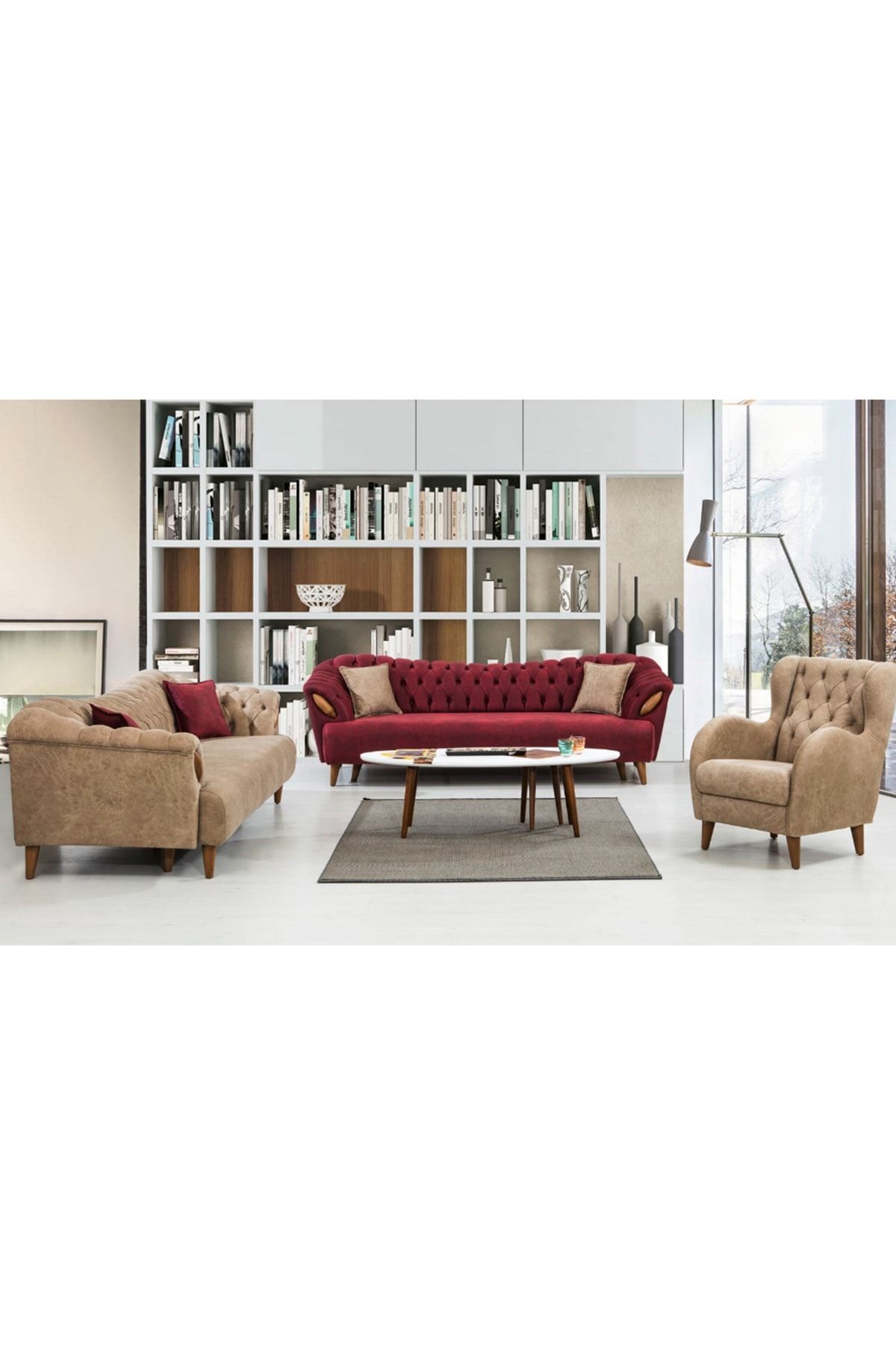 CaddeYıldız Patchwork Salon Takımı