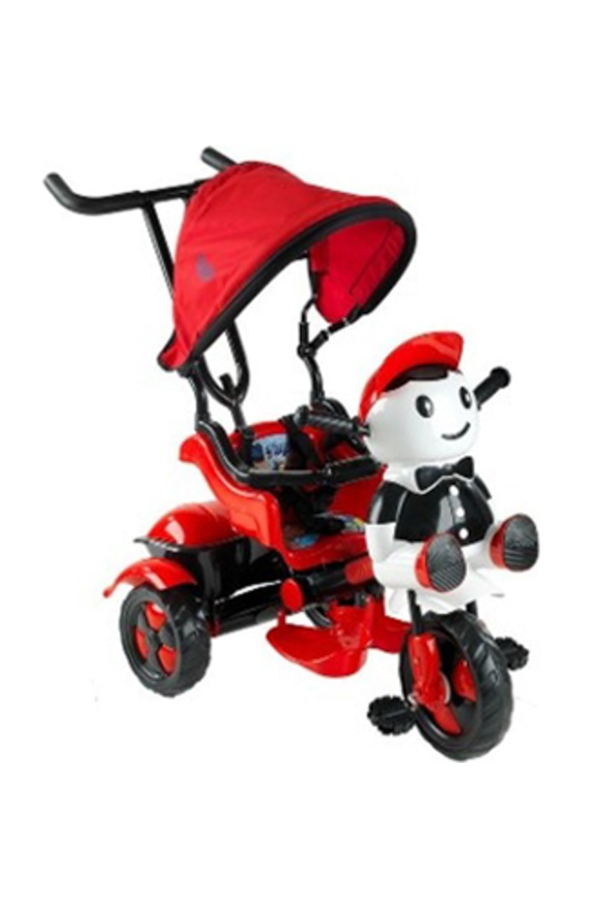 BabyHope 125 Yupi Üçteker Bisiklet Kırmızı - Siyah HBV000007KXEN