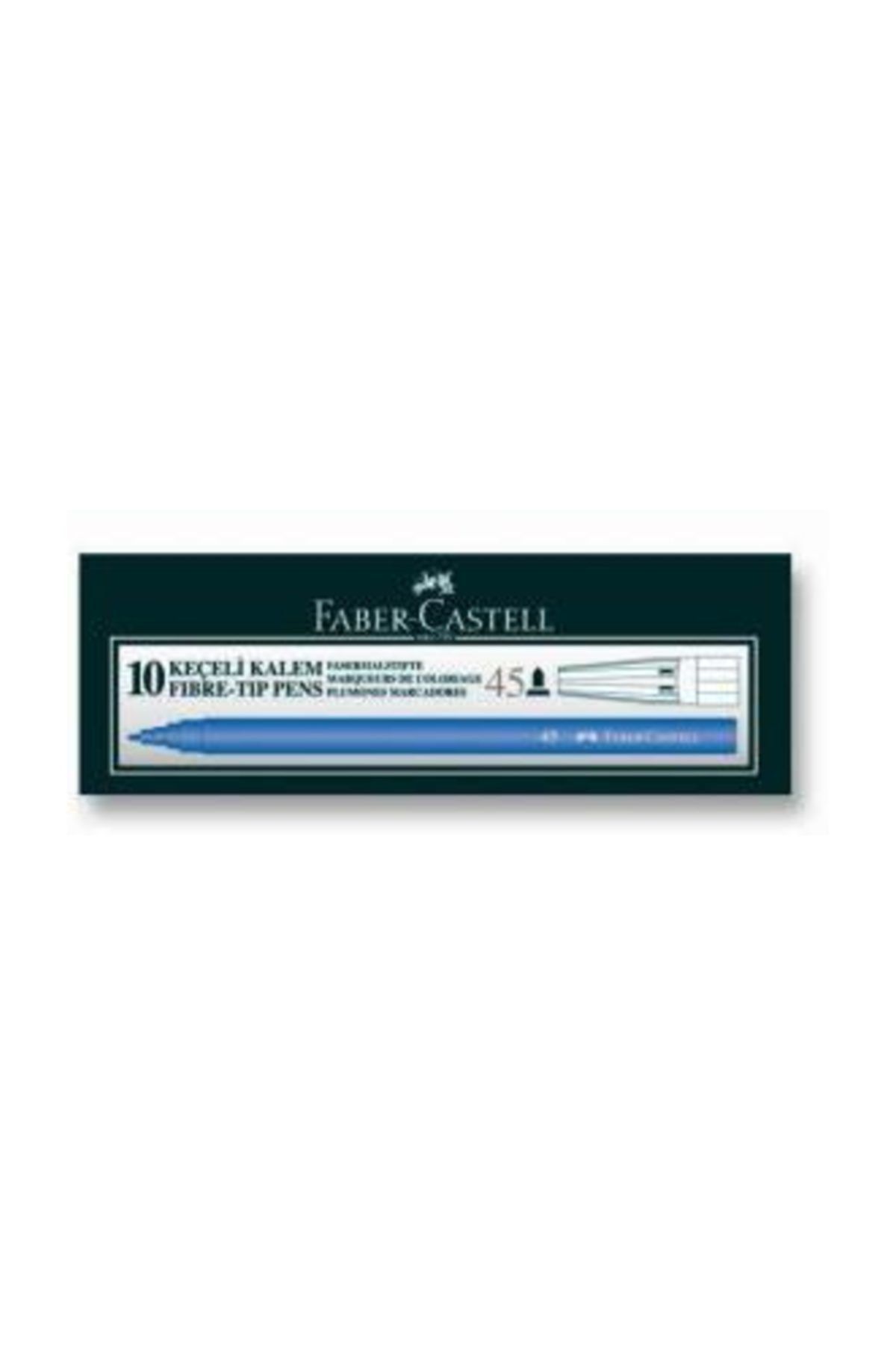 Faber Castell Mavi Keçeli Kalem 10'lu