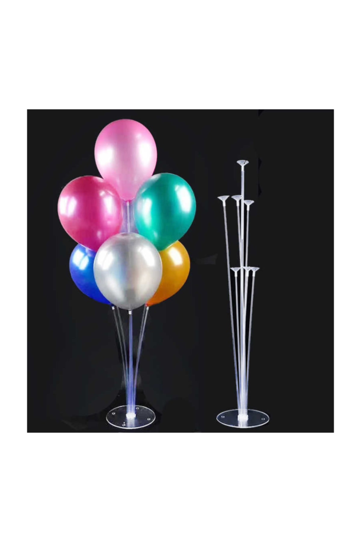 kidspartim Balon Süsleme Standi 7 Çubuklu Set