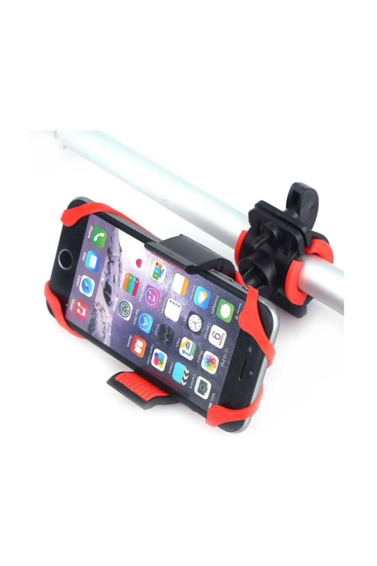 oem juo akrobat bisiklet motosiklet telefon tutucu gidon kirmizi fiyati yorumlari trendyol