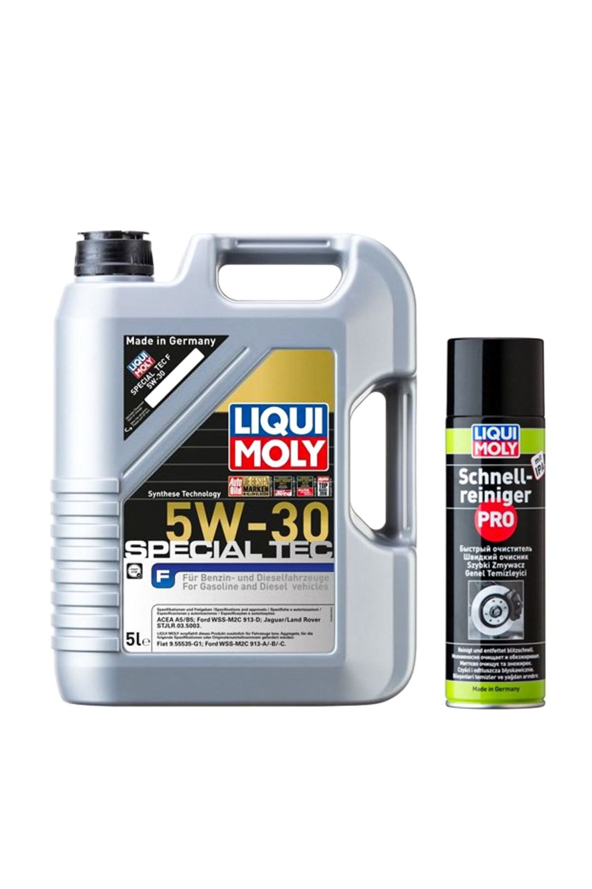 Liqui Moly Lıquı Moly 5w30 Motor Yağı Special Tec F 5 L + Fren Balata Spreyi 500 Ml Yok