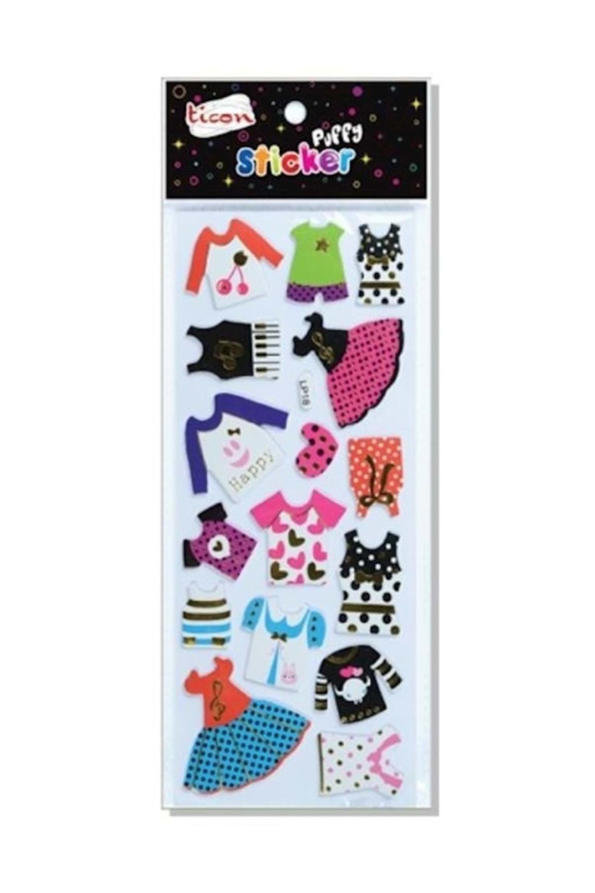 Ticon 2’li Sticker Puffy 138069 (KABARTMALI) Tps-27