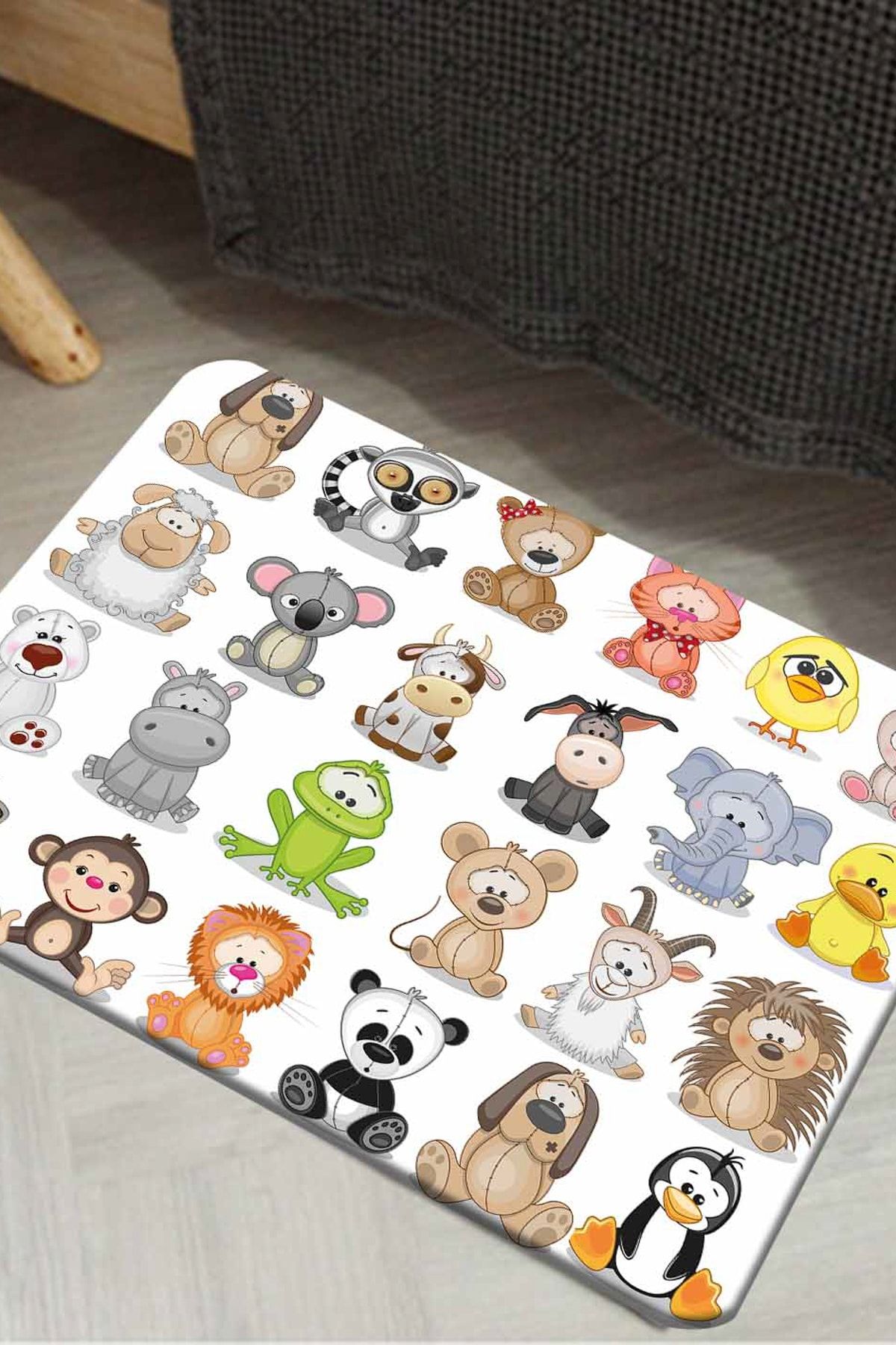 else hali canel sevimli hayvanli cocuk bebek ev ici kapi onu paspasi 50x80cm fiyati yorumlari trendyol