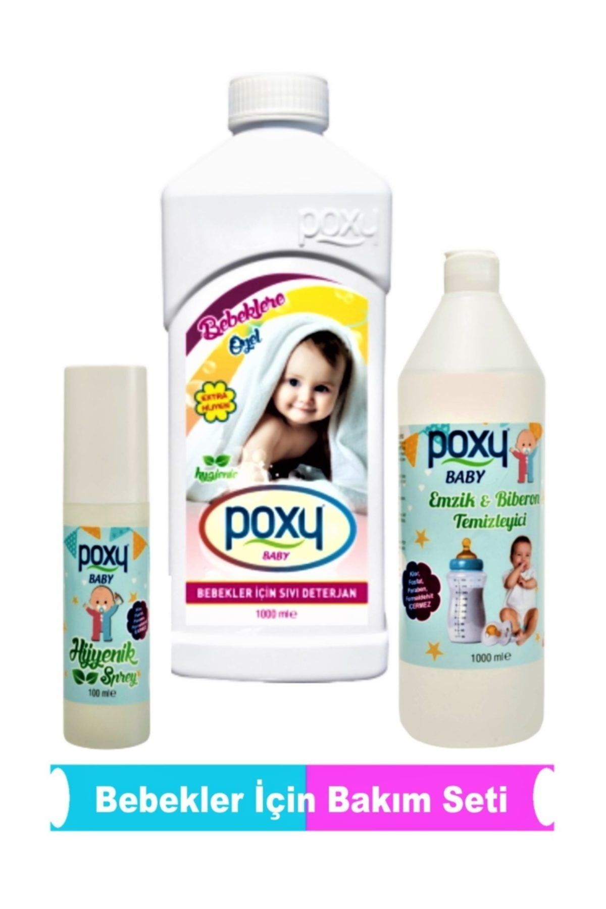 Poxy Bebekler Için Bakım Seti