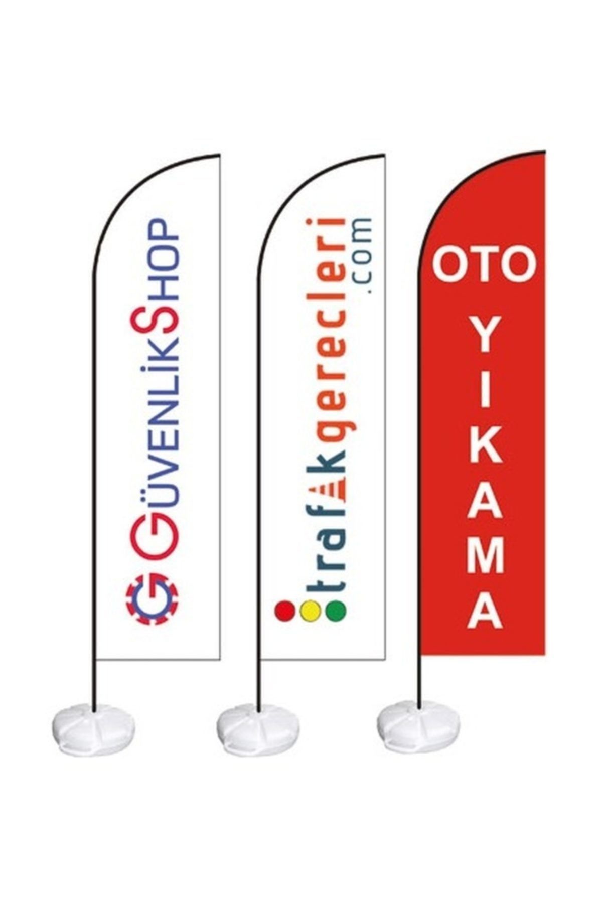 FM Trafik Bayrak & Flama 400 X 75 Cm