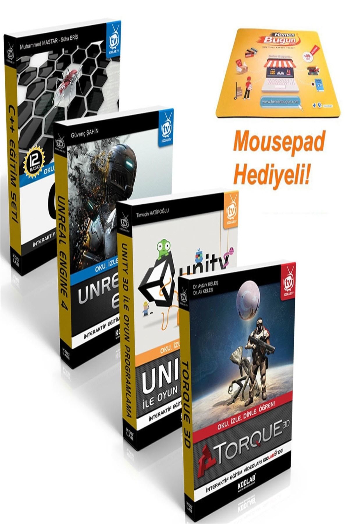 Kodlab Yayın Dağıtım Oyun Programlama Uzmanlığı Seti (4 Kitap Takım) - Kolektif
