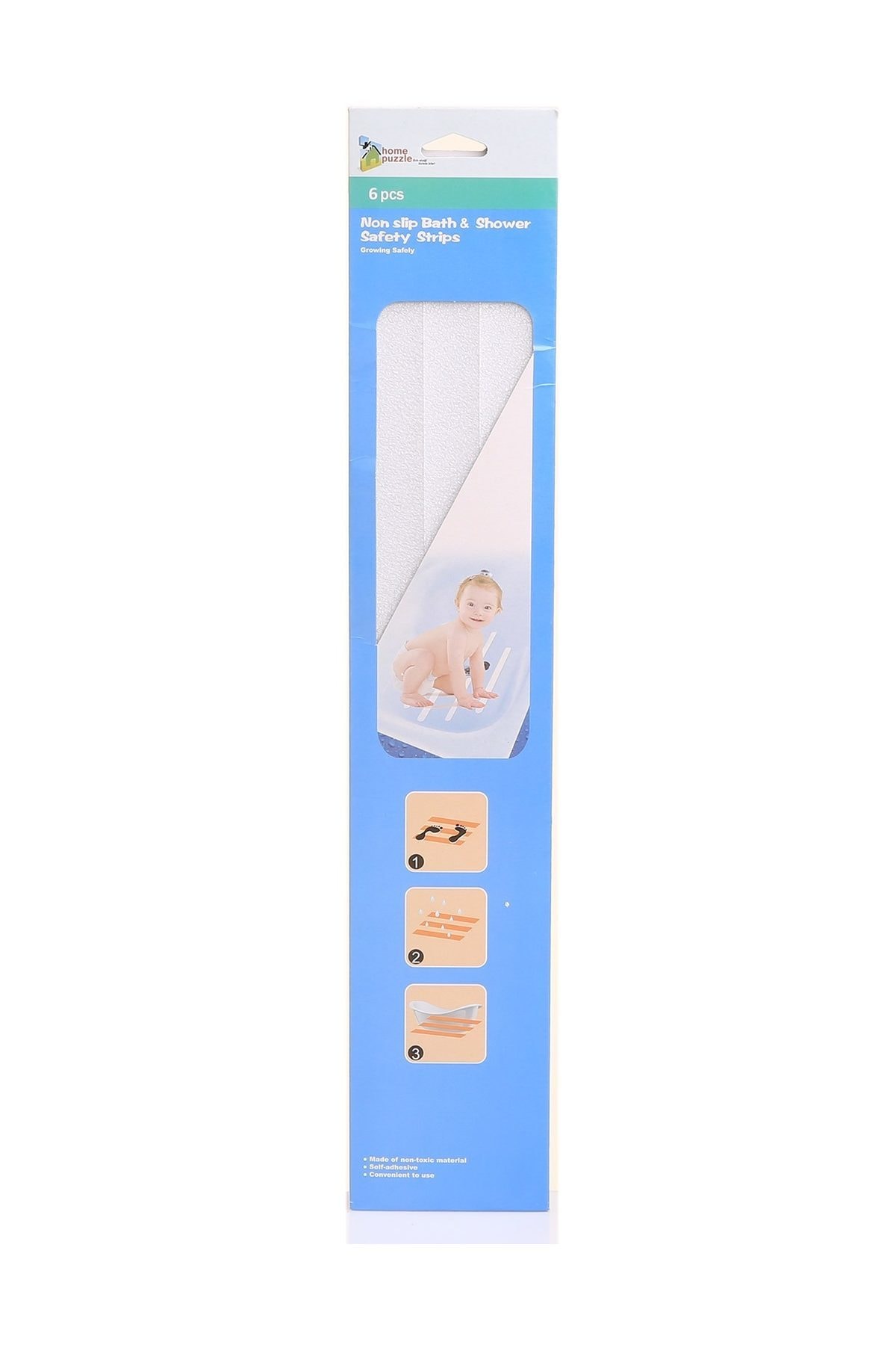 Homepuzzle Duş & Banyo İçin Kaydırmaz Şerit 6'Lı