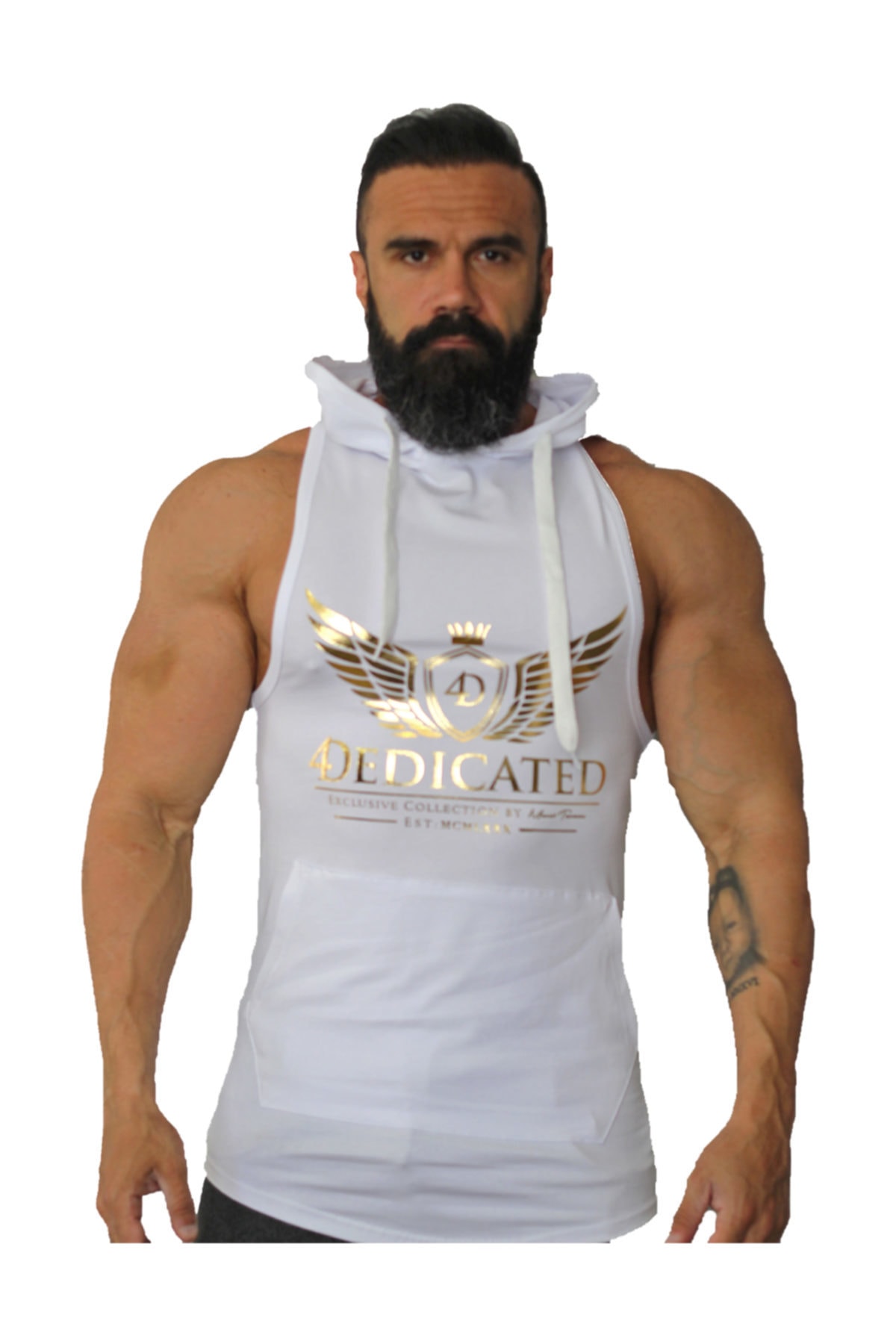 4Dedicated Erkek Adonis Kapşonlu Spor Atlet