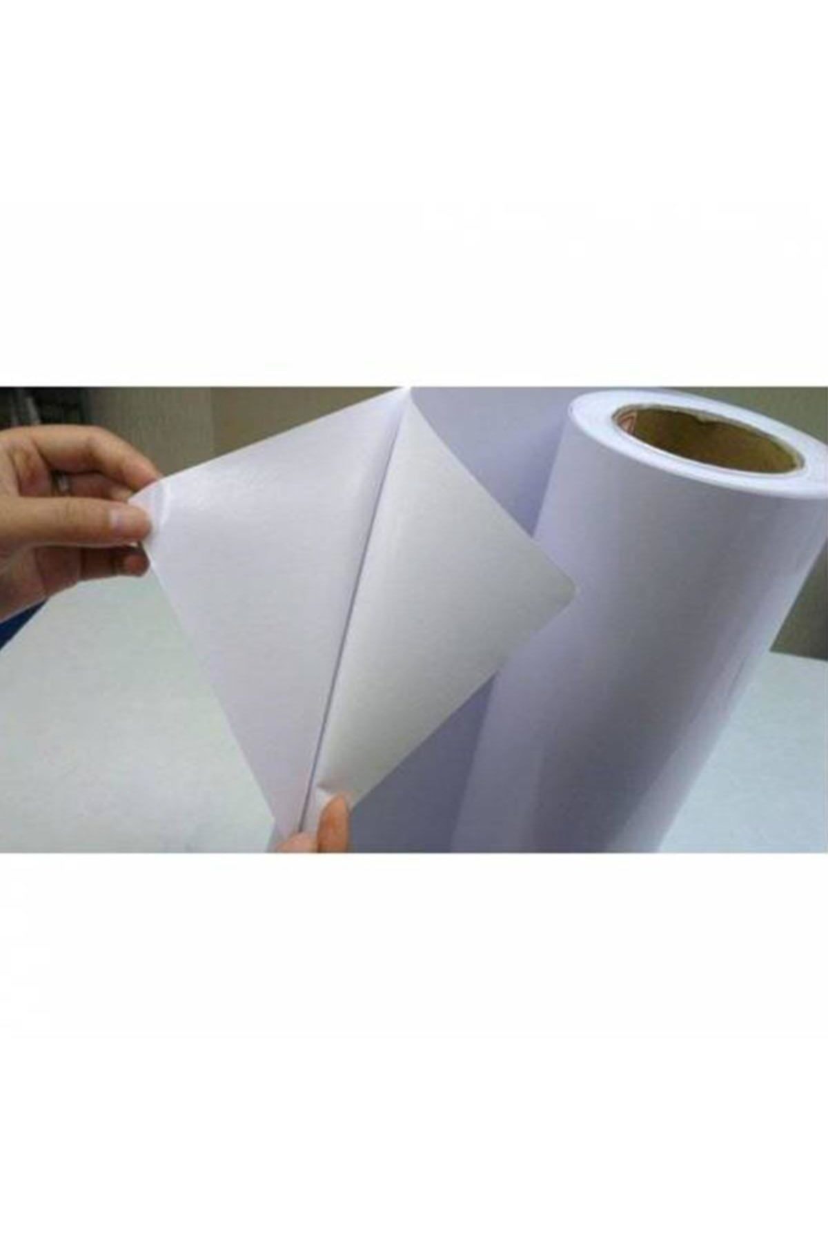 Ecce Parlak Beyaz Yapışkanlı Folyo  75 cm  X 5 mt