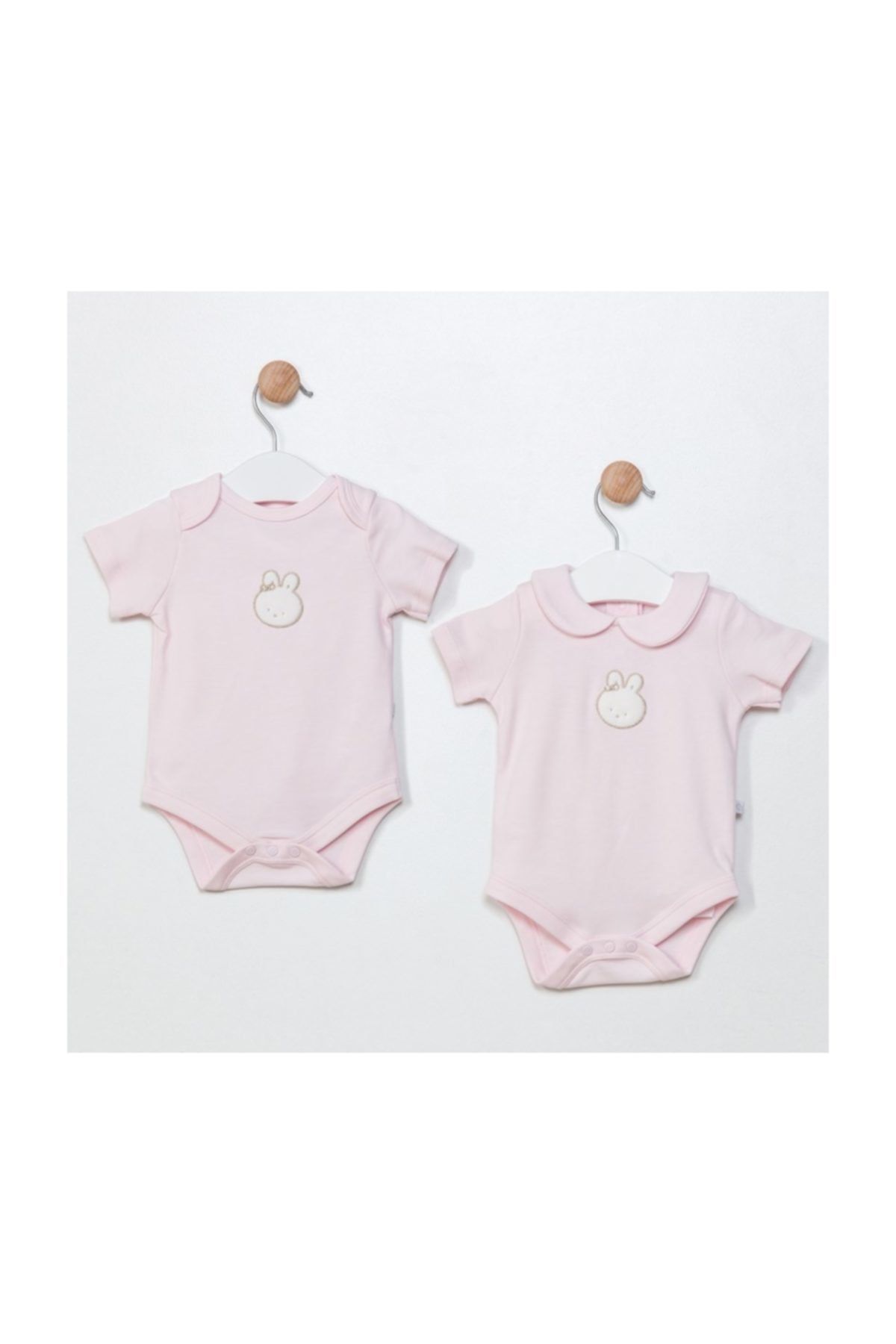Funna Baby Grande Famiglia 2'li Body Set- Pembe