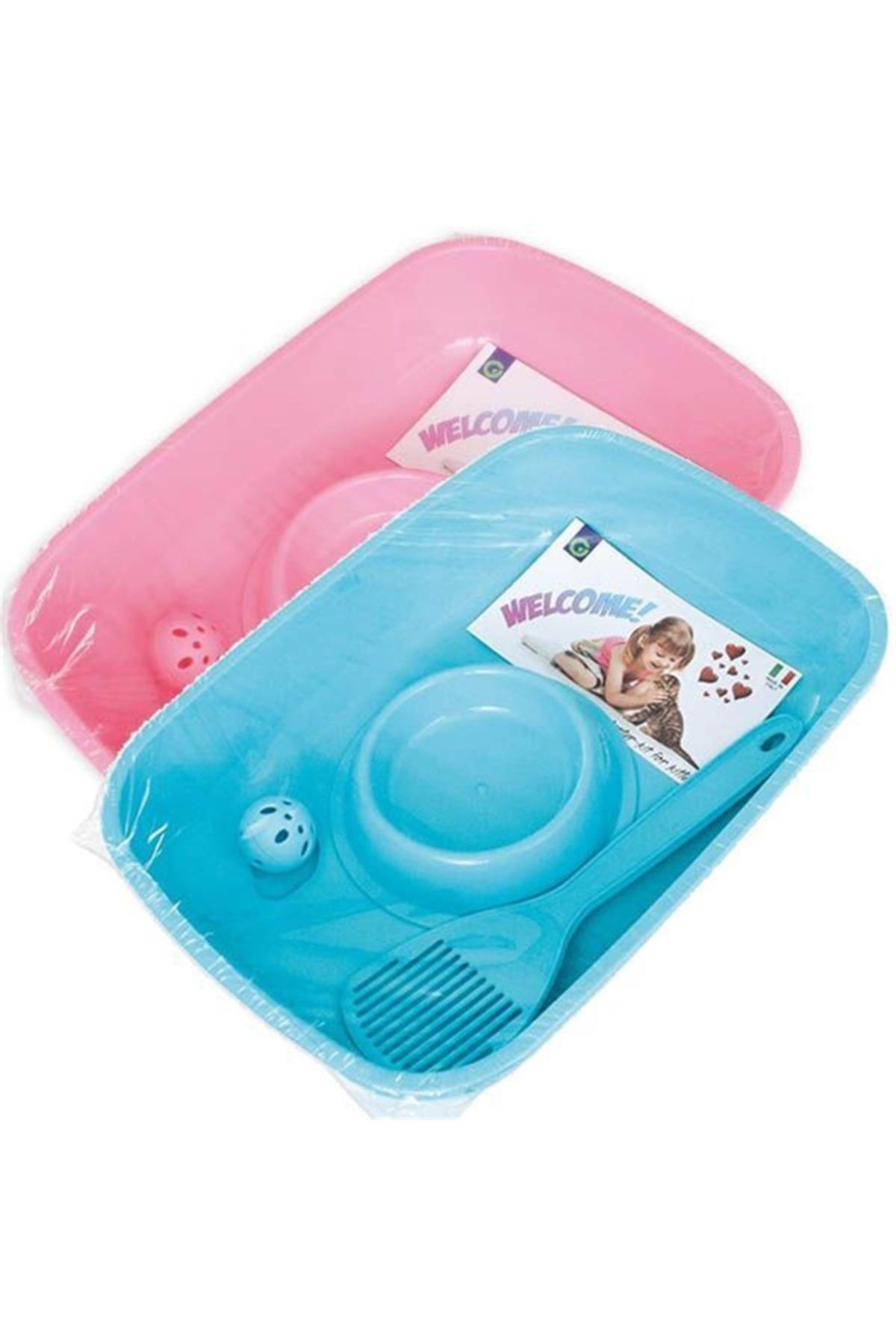 georplast welcome kit yavru kedi baslangic seti 37x27x8 5 cm fiyati yorumlari trendyol