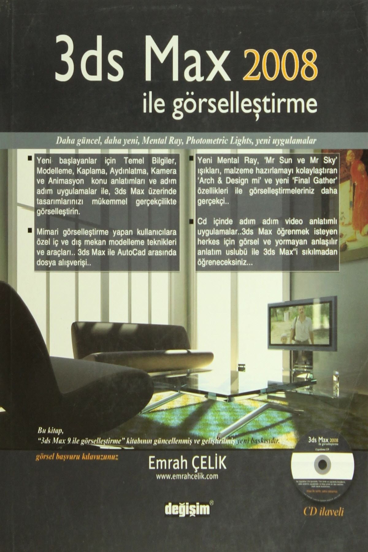 Değişim Yayınları 3ds Max 2008 ile Görselleştirme - Emrah Çelik