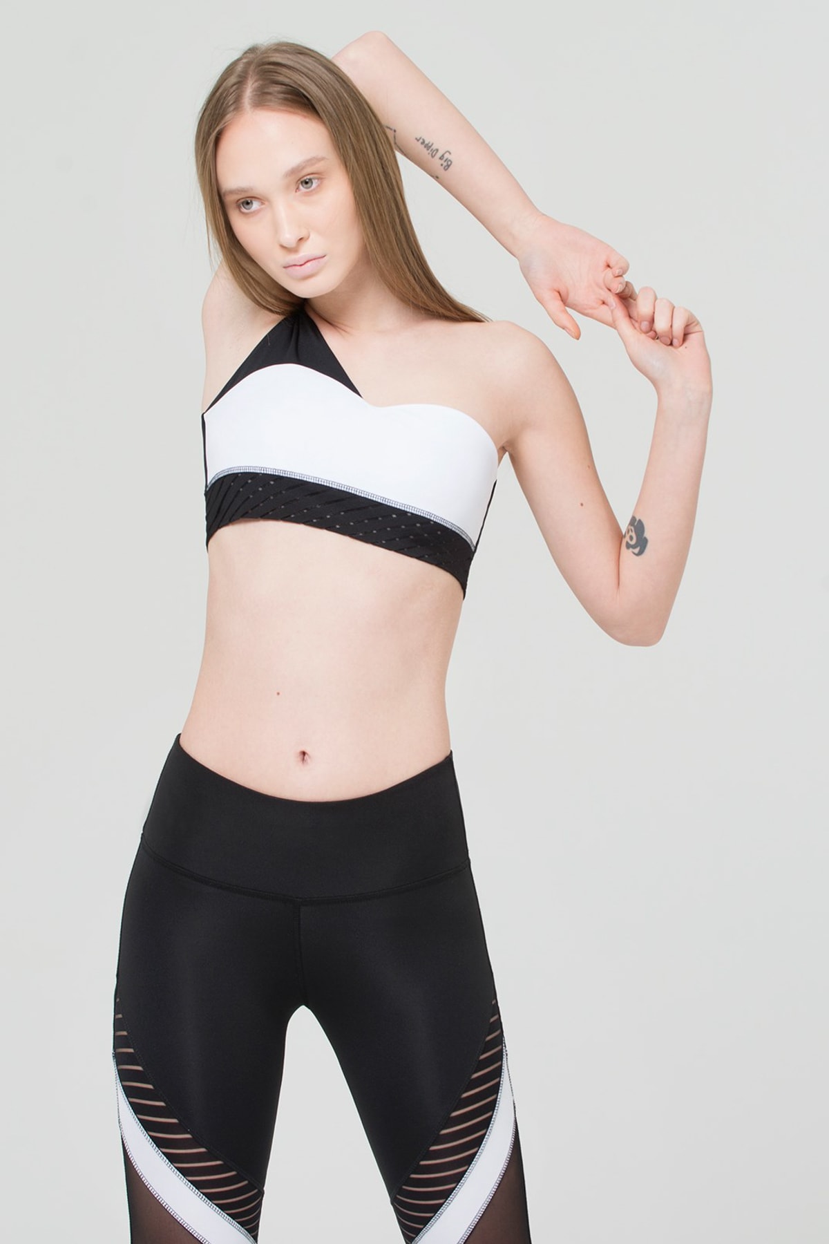 Ryder Act. Transparan Şerit Detaylı Spor Sütyeni