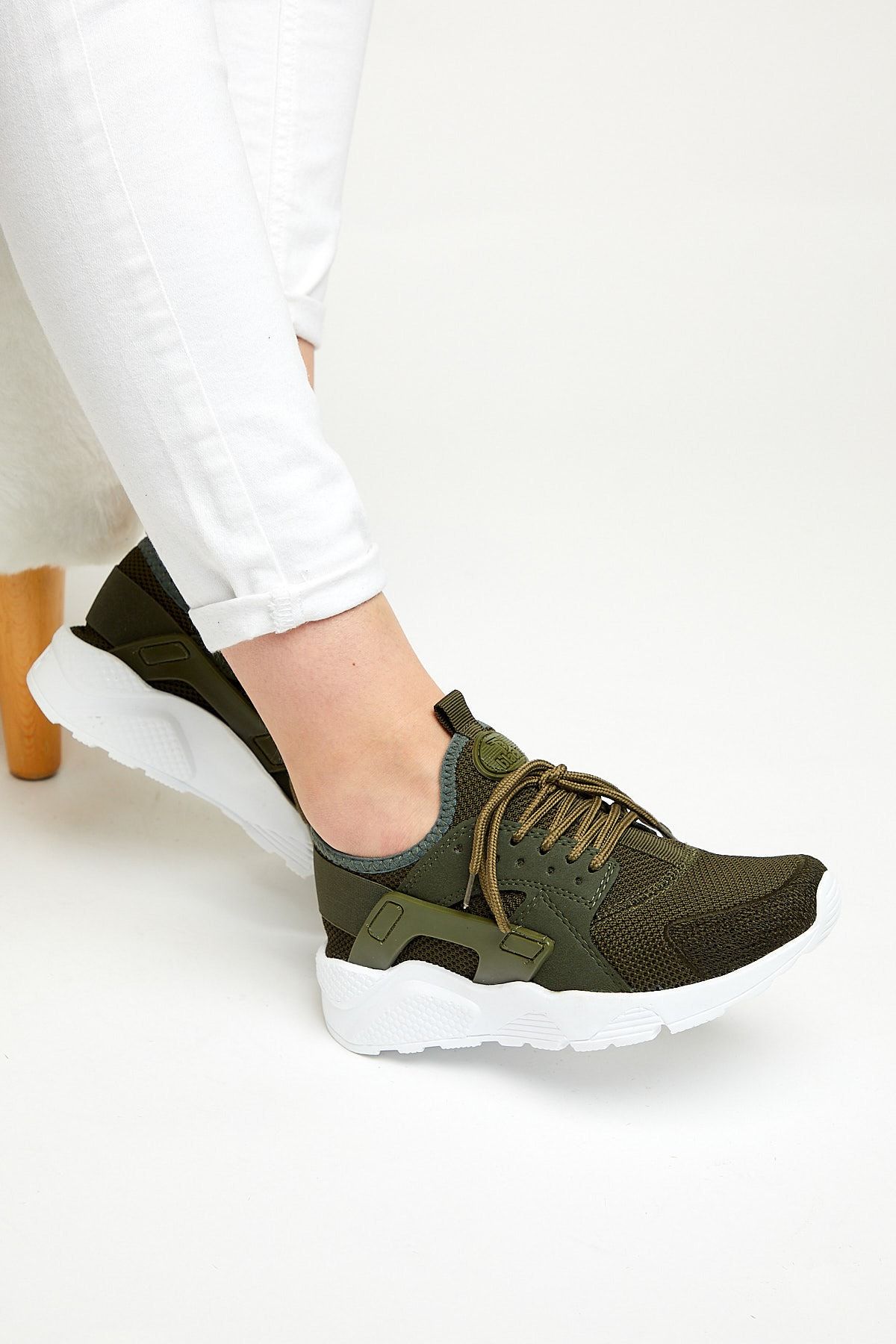 Tonny Black Haki Unisex Sneaker HRC-Q-0