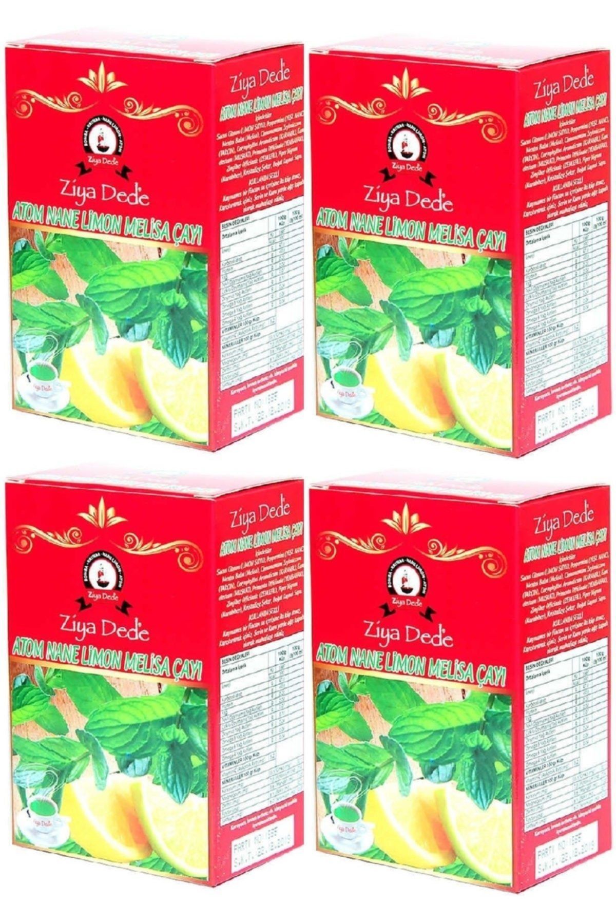 Ziyadede Ziya Dede Nane Limon Melisa Çayı 4 Adet