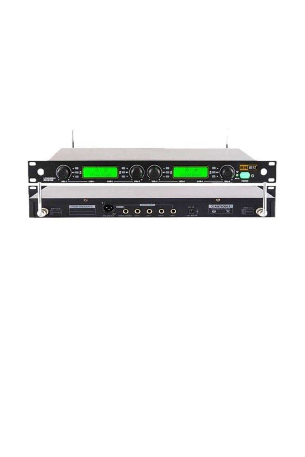 HepaMerz Hepa Merz Hm-8004 Receiver 4 Kanal Kablosuz Mikrofon Alıcısı