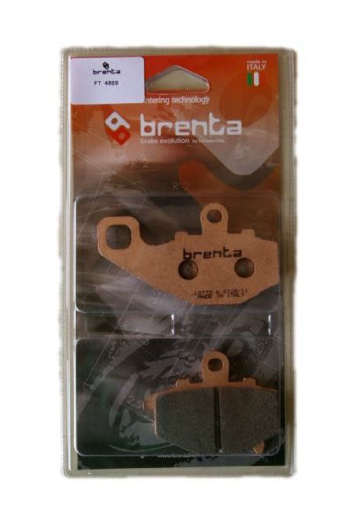 Brenta Kawasaki Zzr 600 Disk  Sinter Metal Fren Arka Balata  (1993-2002)