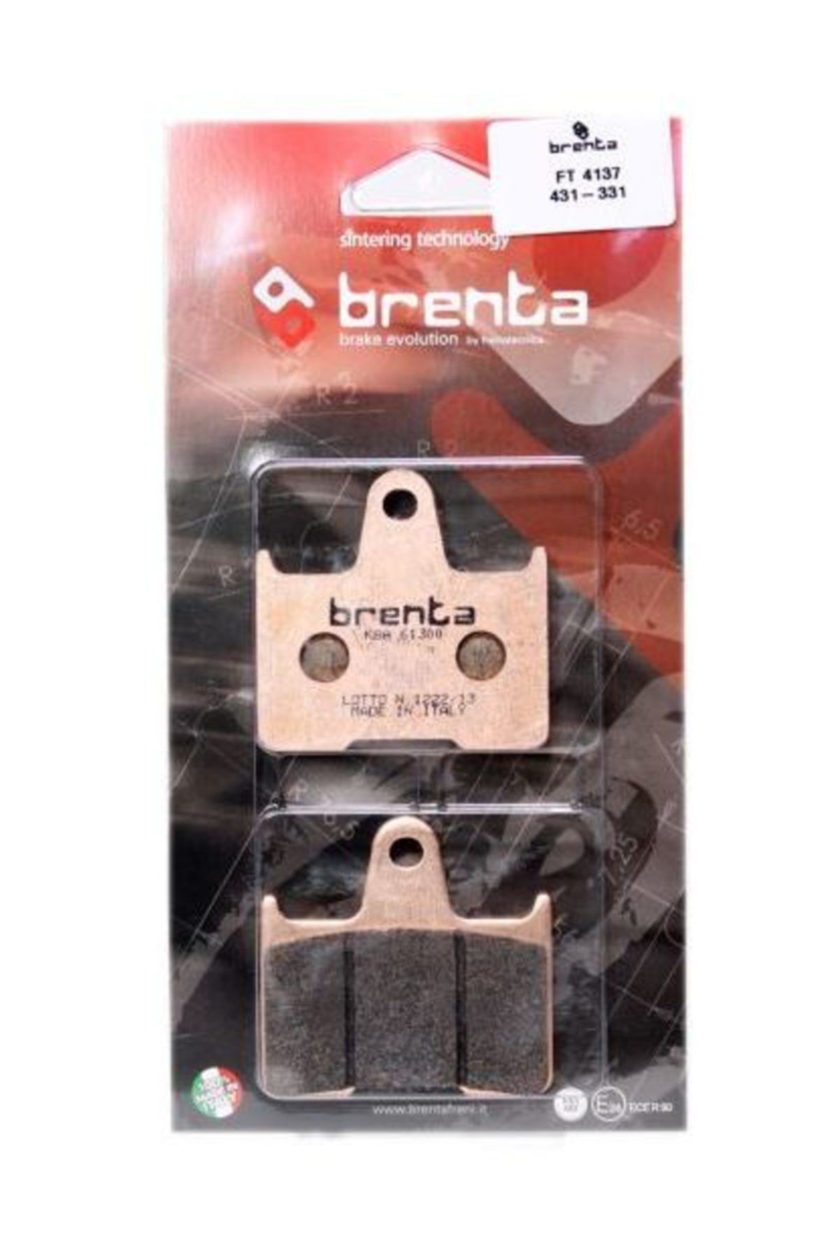Brenta Suzuki Gsx-r 1000 Disk  Sinter Metal Fren Arka Balata  (2001-2006)