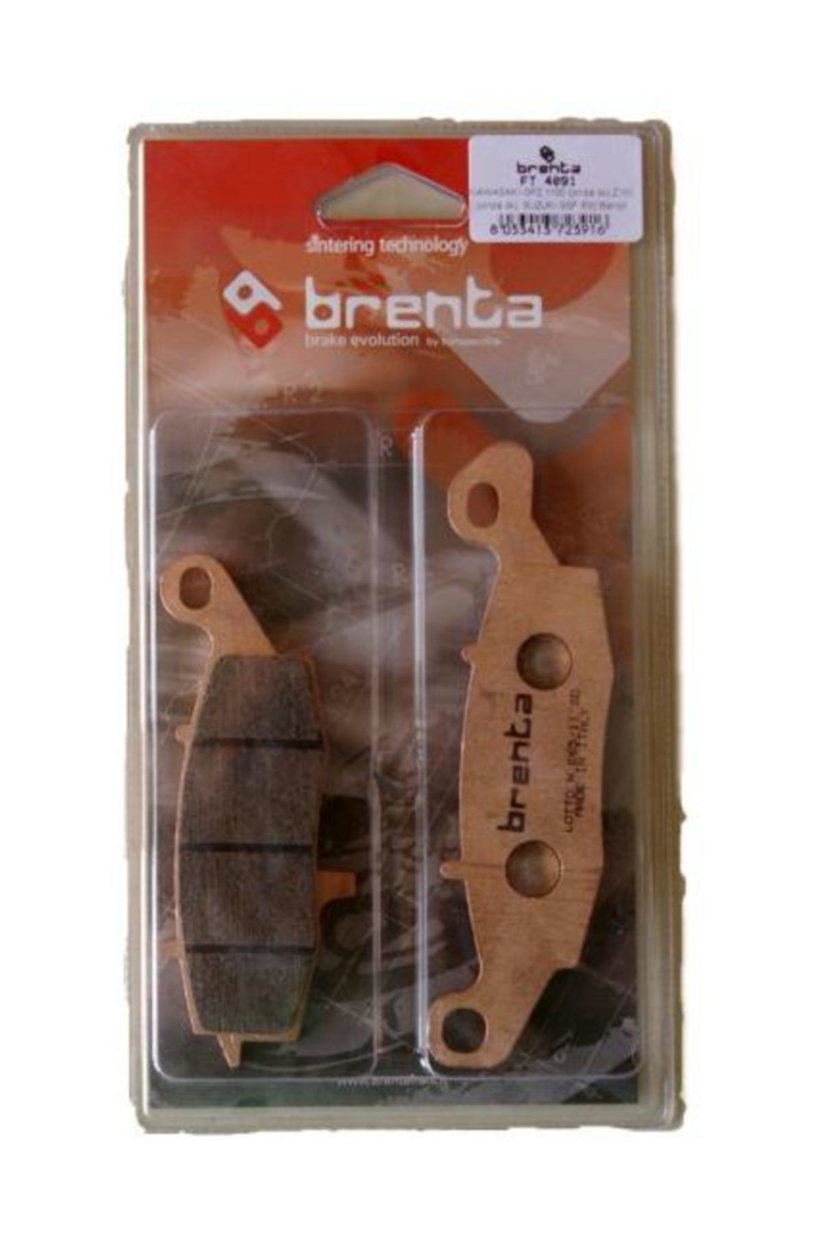 Brenta Suzuki Vzr 1800 Disk  Sinter Metal Fren Arka Balata  (2006-2018)