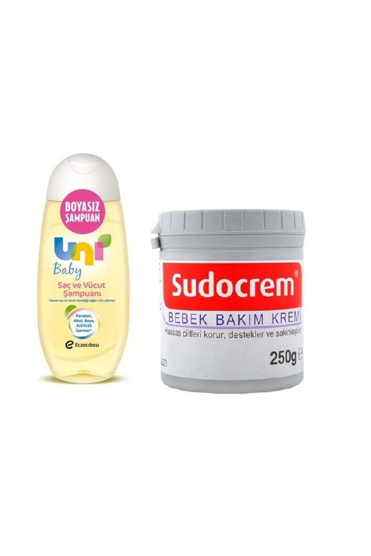 Uni Baby Saç Ve Vücut Şampuanı 200 Ml+hassas Ciltlere Özel Krem 250 Gr