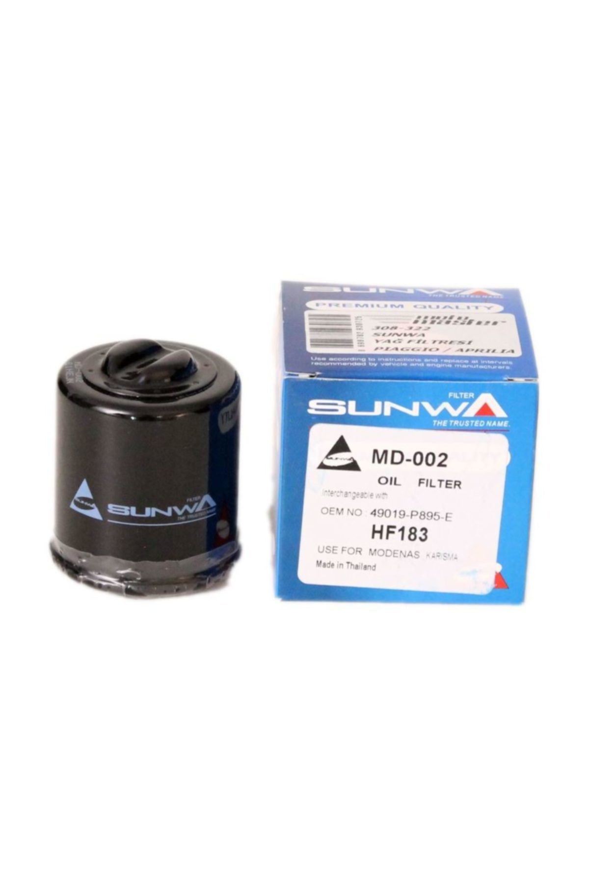 SUNWA Peugeot Looxor 150  Yağ Filtresi(2003-2004)