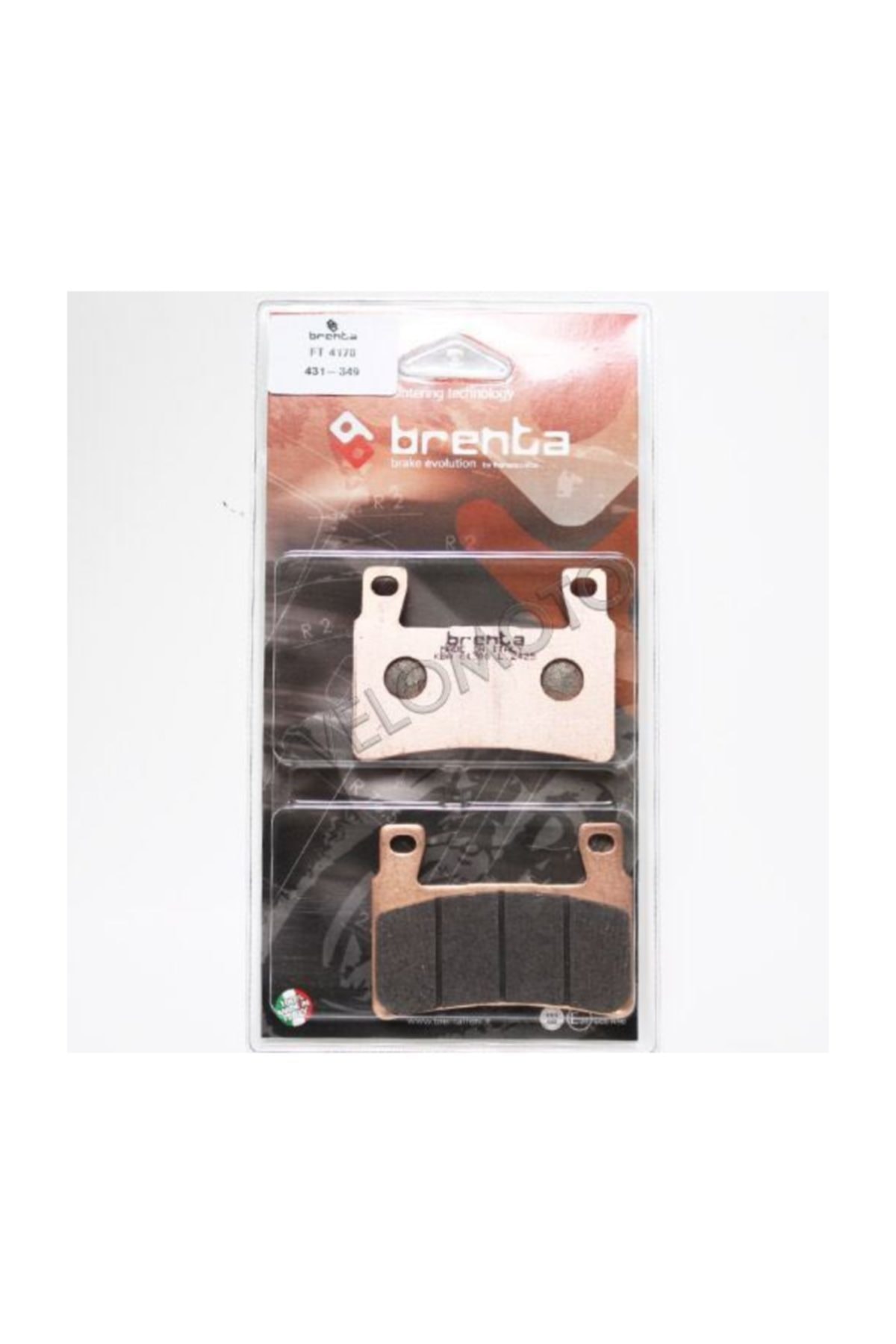 Brenta Harley Davidson Xr X Sportster 1200 Disk  Sinter Metal Fren Ön Balata (2010-2016)