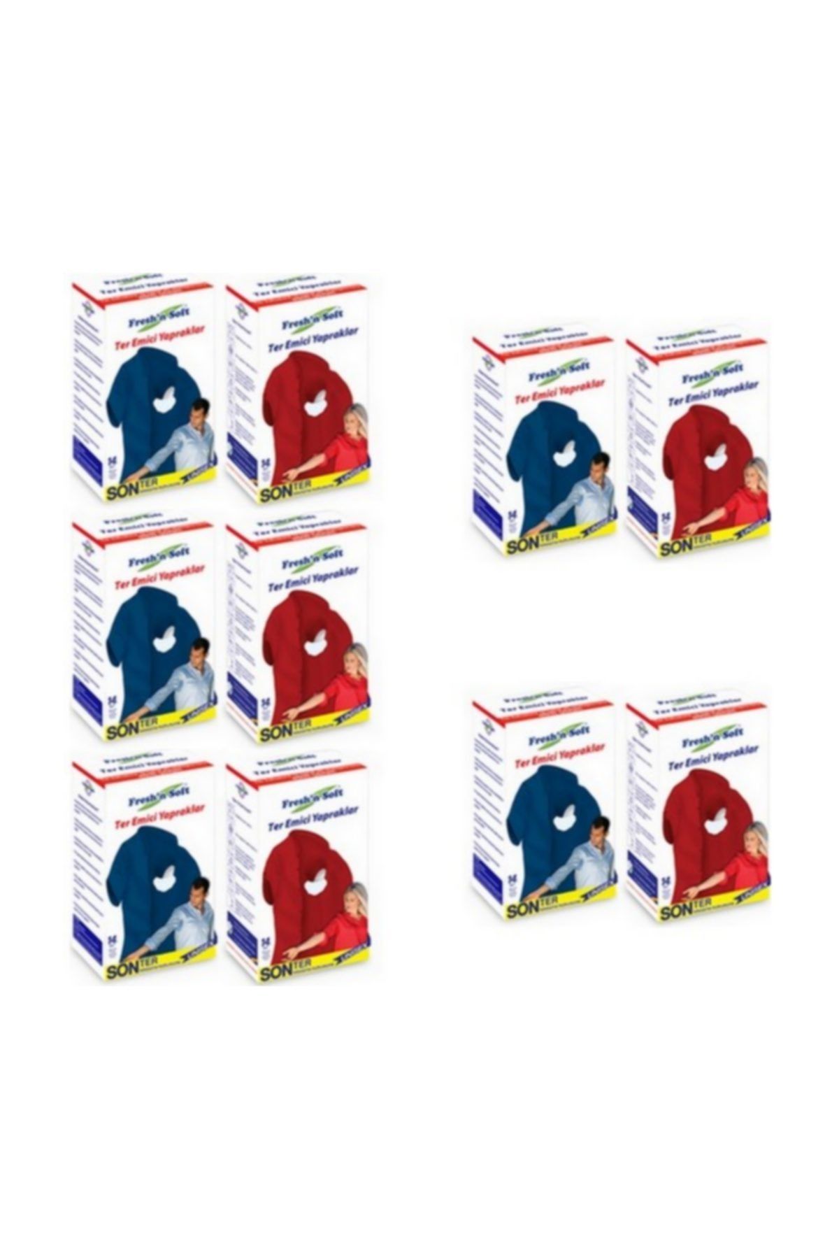 FRESHNSOFT Fresh N Soft Ter Emici Yapraklar- Koltuk Altı Pedi - 10 Kutu
