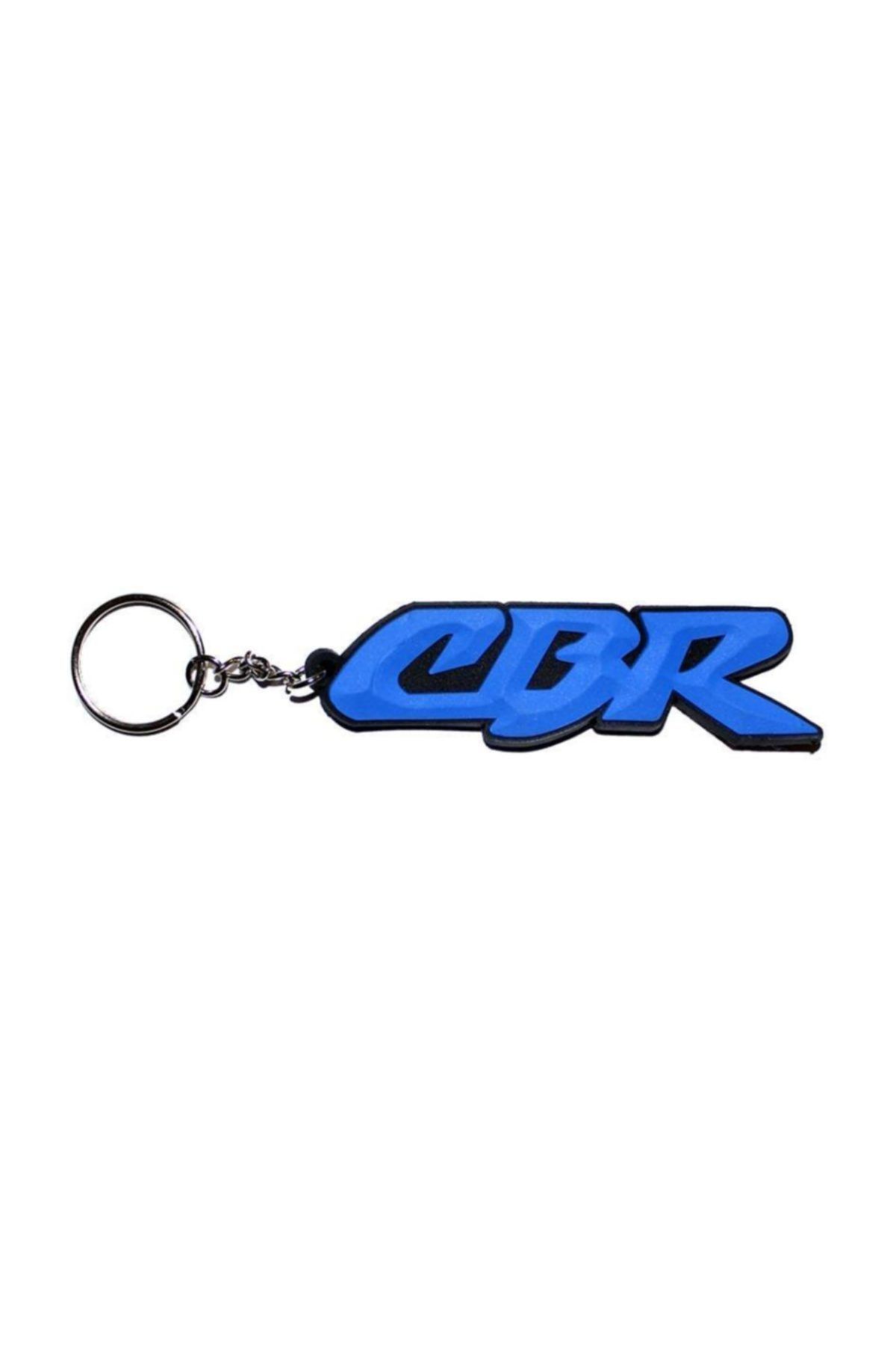 Knmaster Honda Cbr Motosiklet Yazılı Logo Anahtarlık Mavi