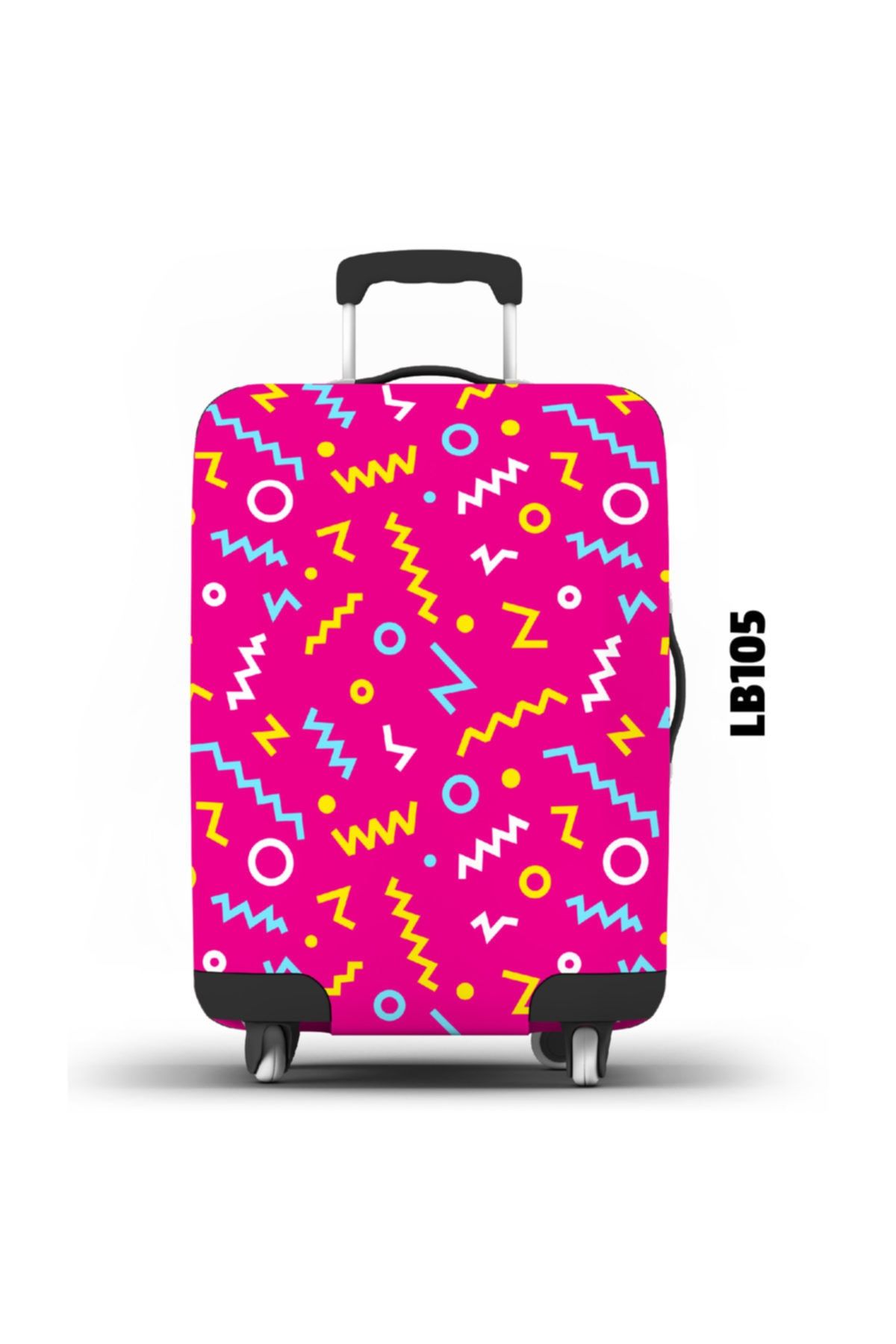 LUGGBAG Desenli Unisex Valiz Kılıfı Lb105 M