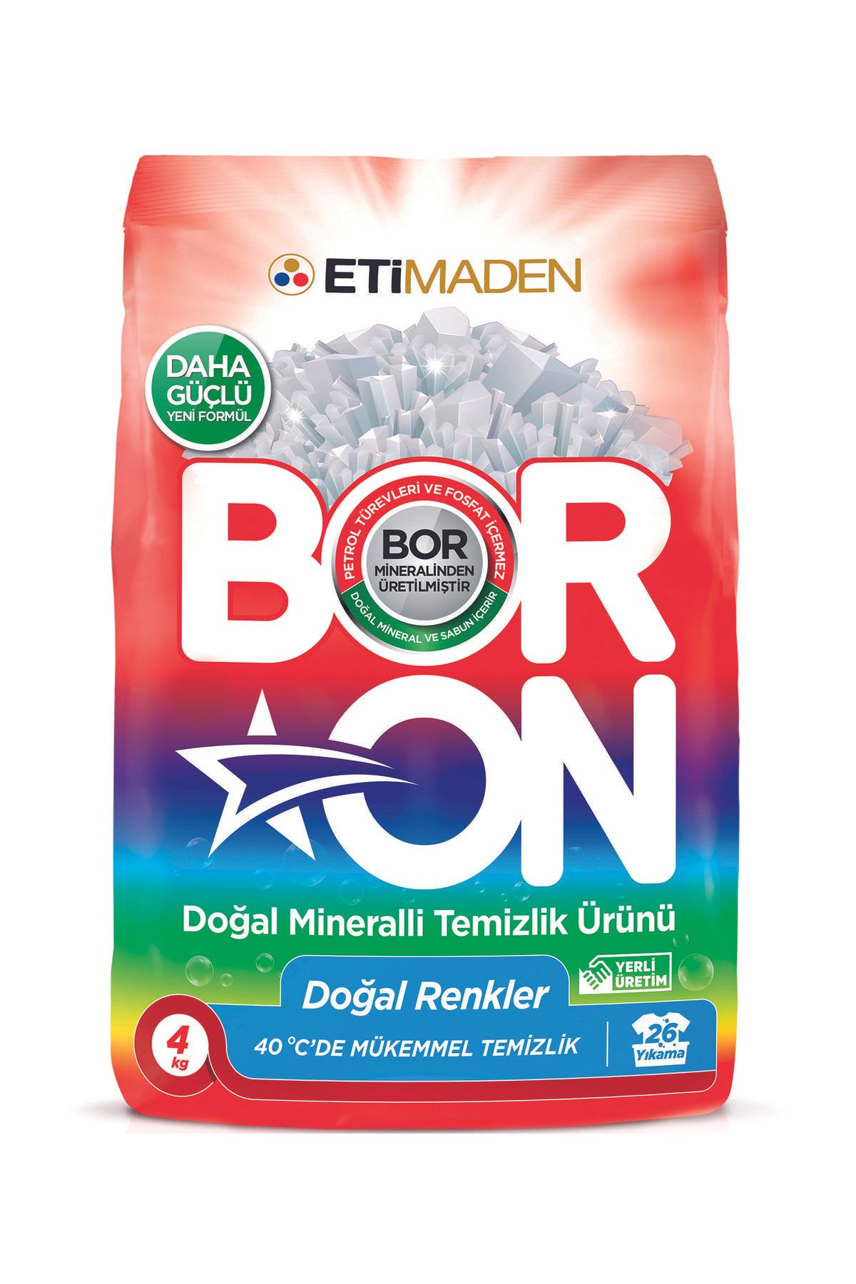 Boron Doğal Renkler 26 Yıkama 4 Kg