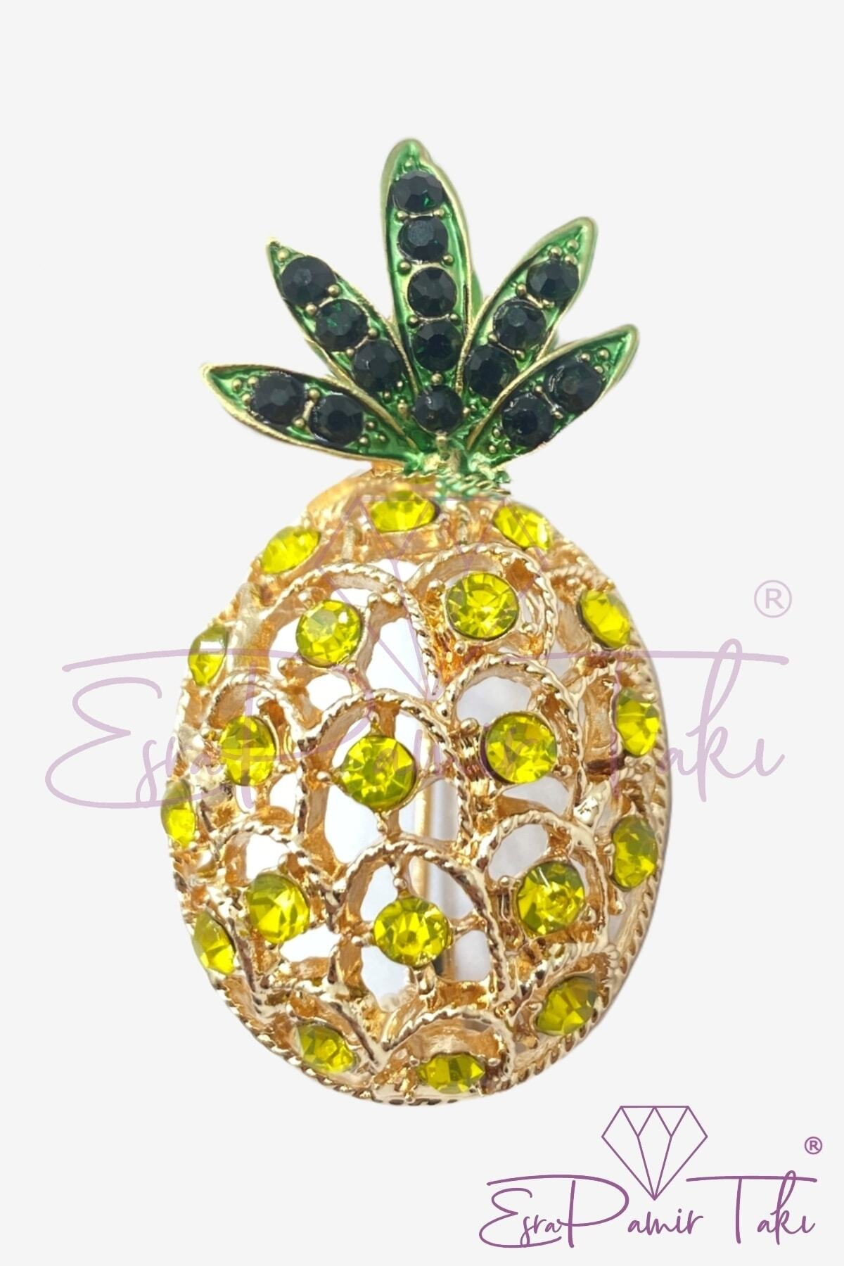 Esra Pamir Ananas Broş