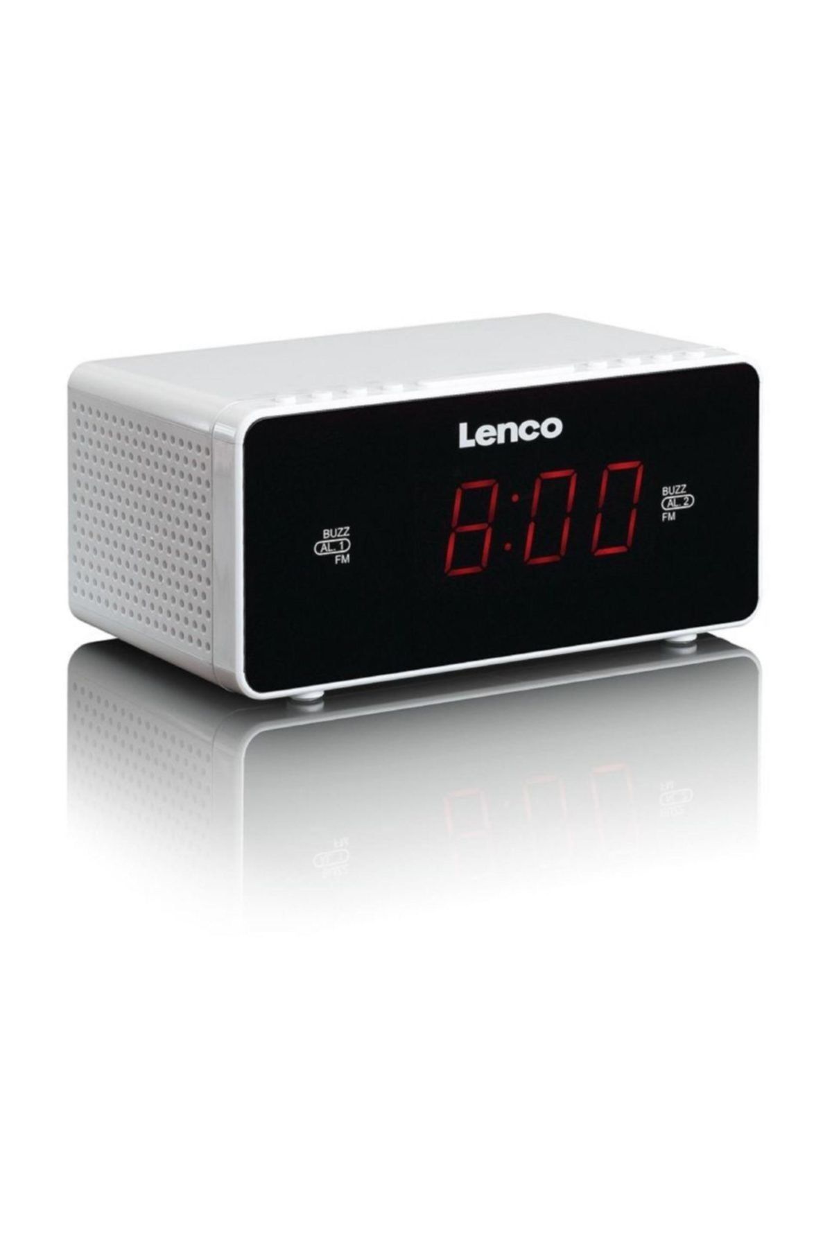 Lenco Cr-510wh Stereo Saatli Radyo Alarmlı Çalar Saat Beyaz