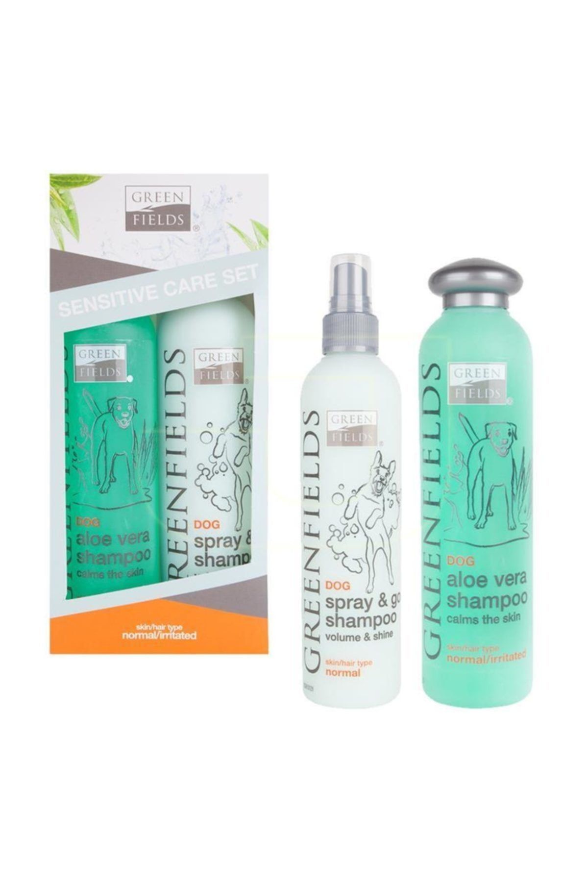Green Fields Sensitive Care Set  2 X 250 Ml