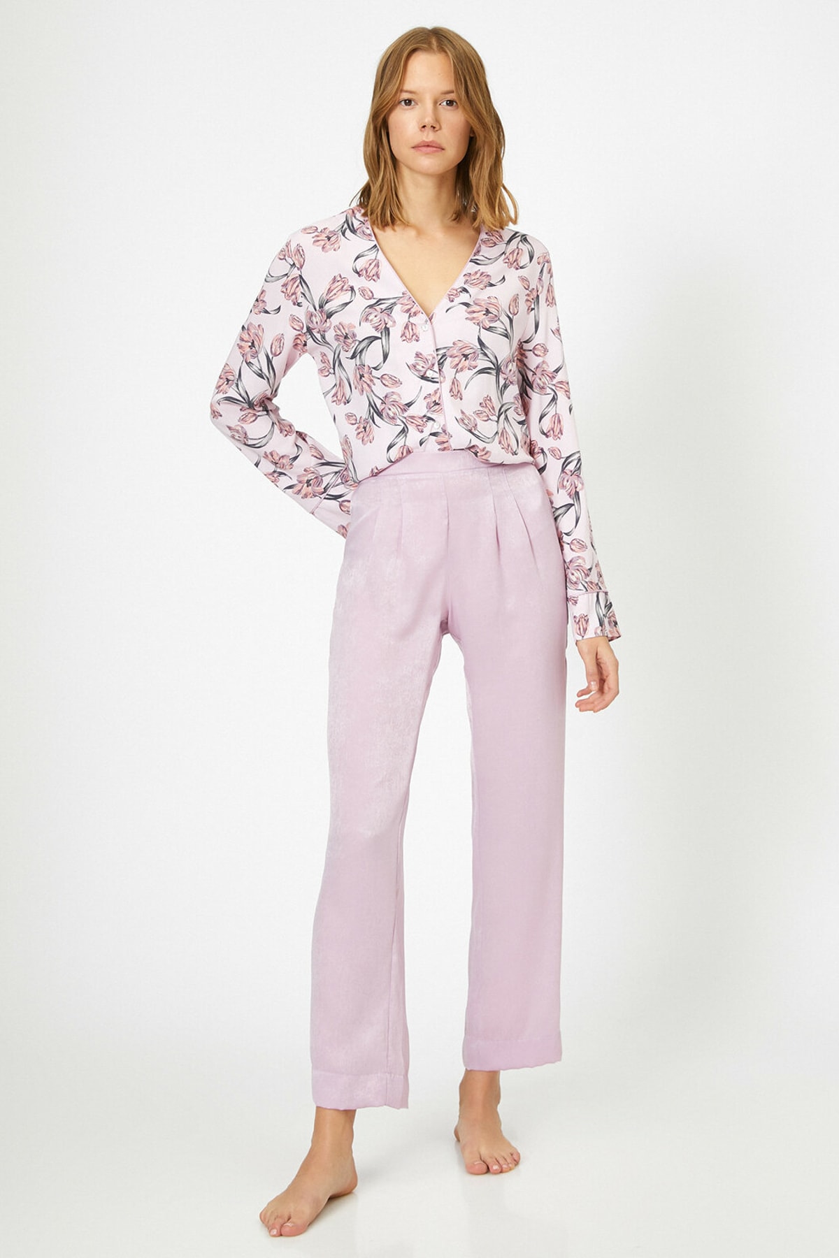 Koton Kadın Mor Pijama Altı 0KLK71223MW