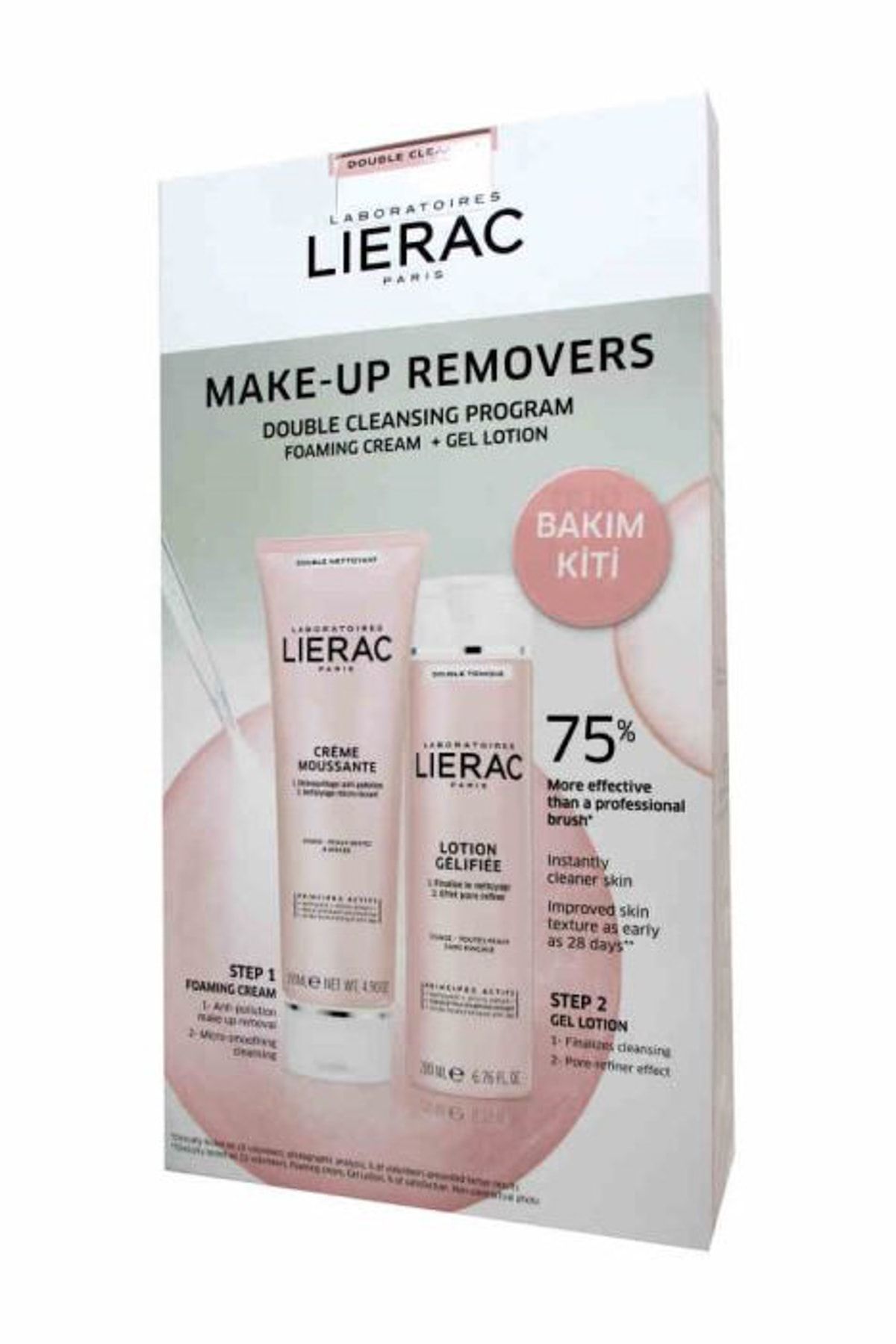 Lierac Make-up Rem. Foa. Cream + gel Lotion Set