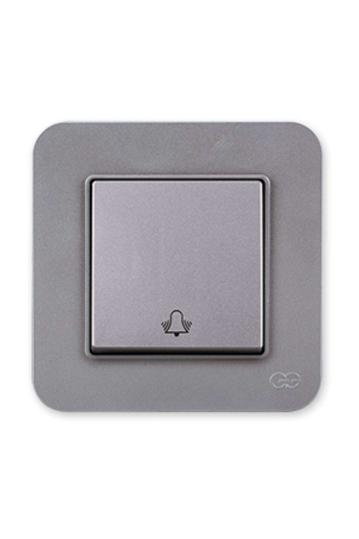 Günsan Elektrik Zil Butonu Gümüş