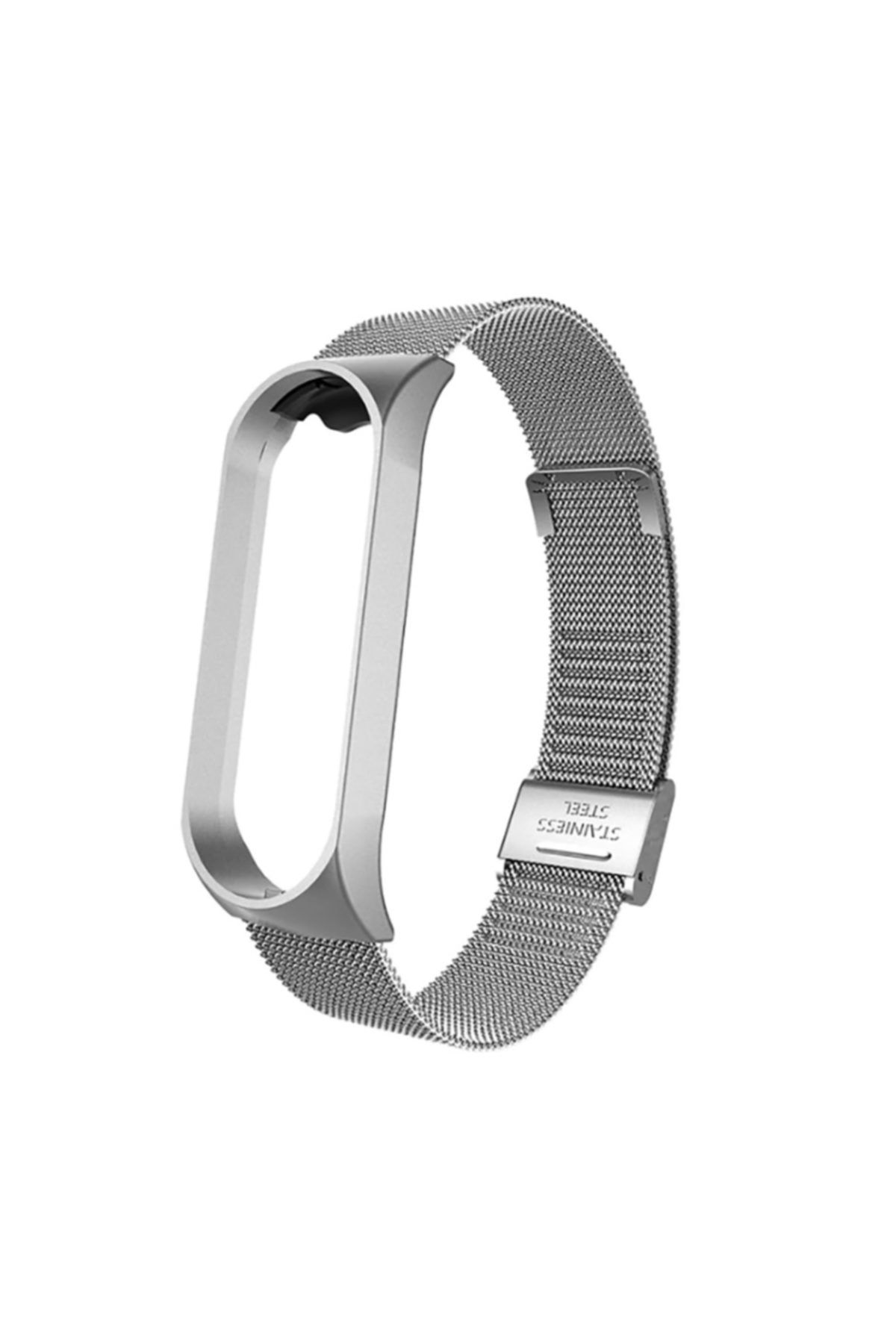 Nezih Case Xiaomi Mi Band 4 Metal Kordon Gümüş