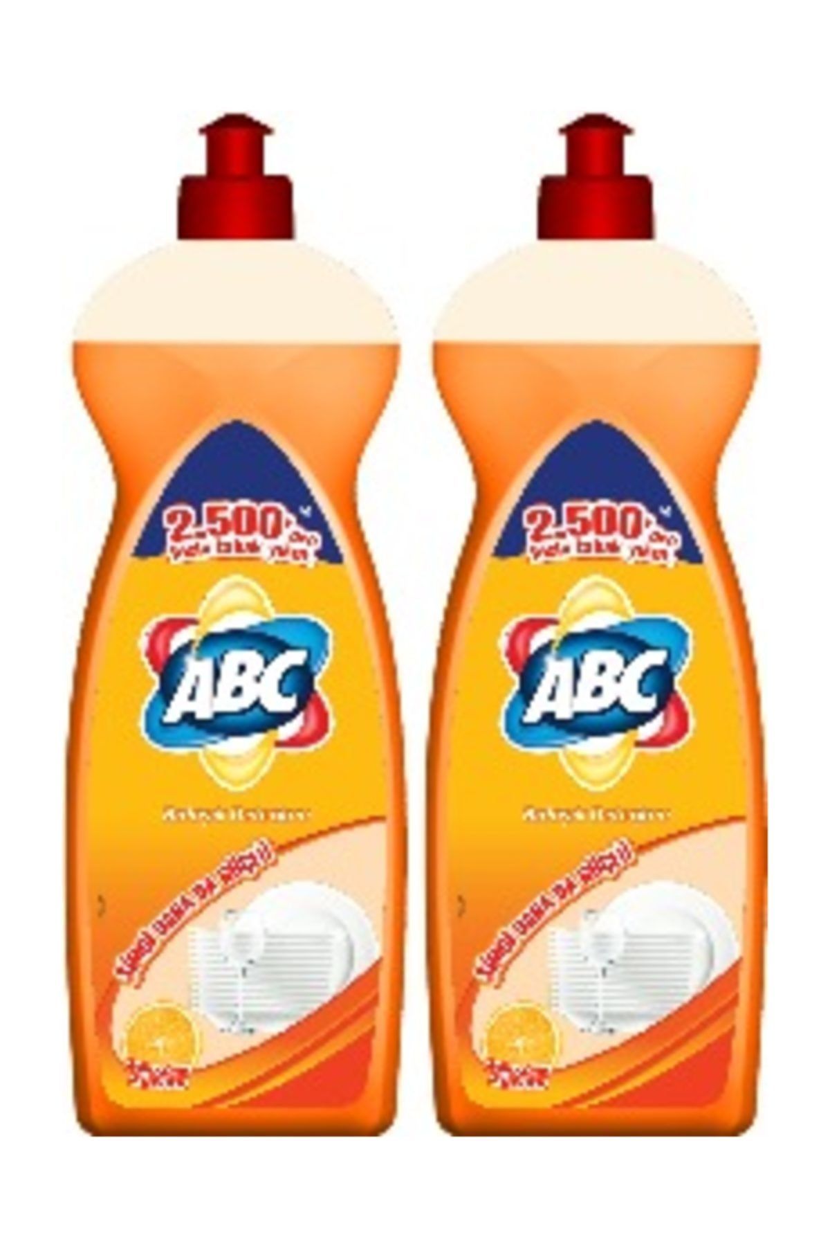 ABC Elde Yıkama Sıvı Bulaşık Deterjanı 685 Gr. X 2 Adet Portakal Kokulu