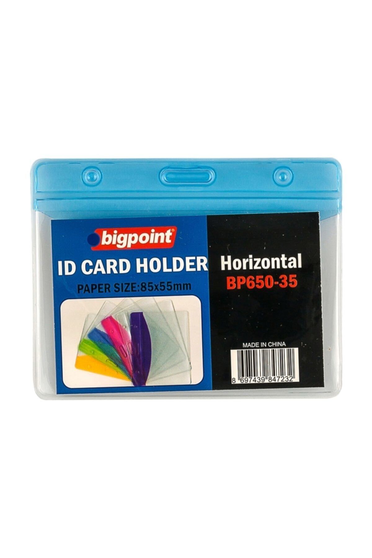 Bigpoint Korumalı Kart Poşeti Yatay Mavi 85x55 mm